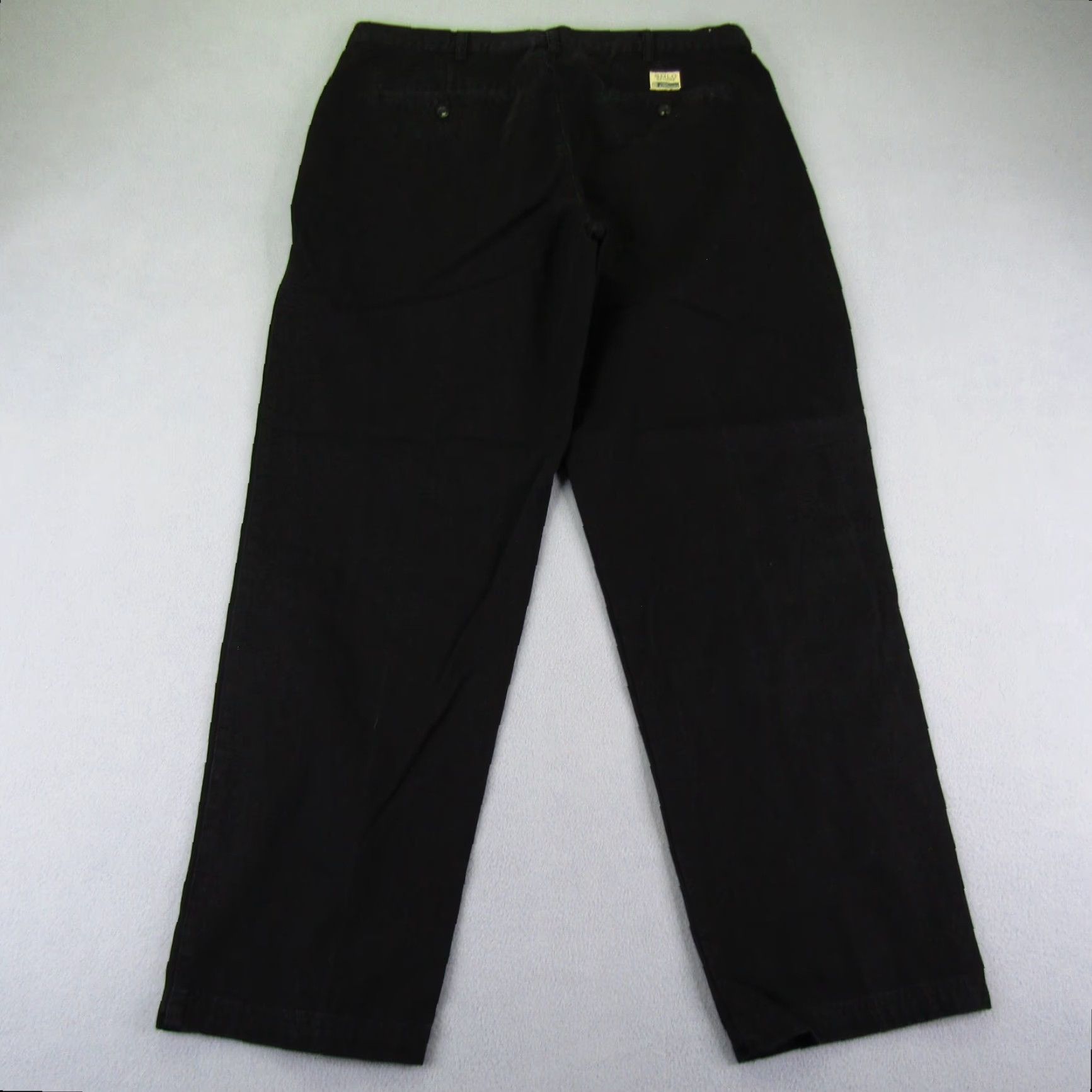 Vintage VINTAGE Solo Semore Pants Mens 38 Adult Black Chino 90s Grunge Y2K Casual Regular Fit Size US 36 / EU 52 - 4 Thumbnail