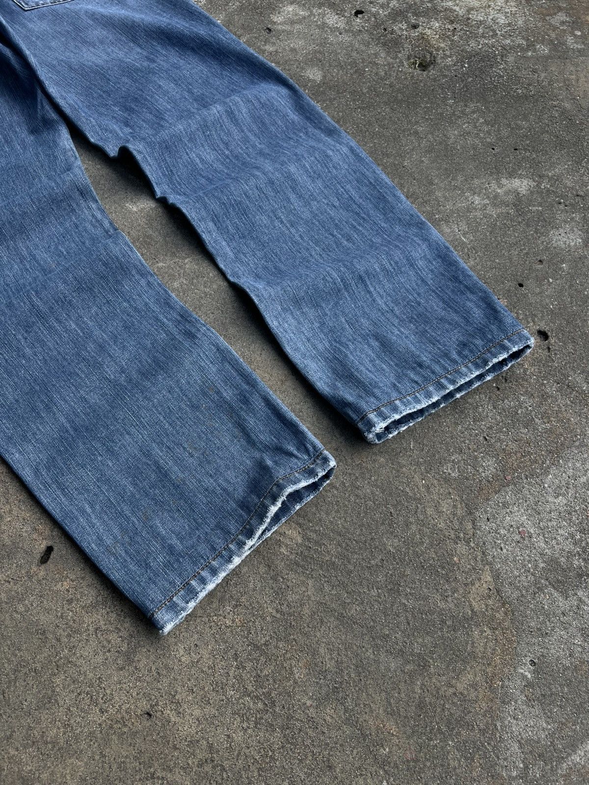Dolce & Gabbana Crazy Vintage Dolce Gabbana Distressed Jeans Y2k Big Logo Size US 32 / EU 48 - 11 Thumbnail