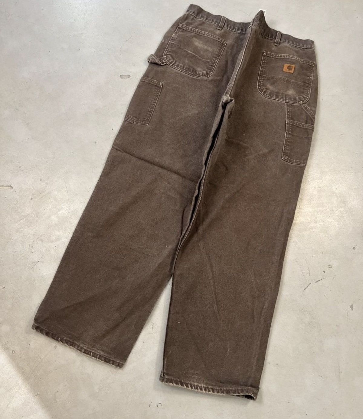 Carhartt Vintage carhartt b136 dst double knee denim Size US 42 / EU 58 - 2 Thumbnail