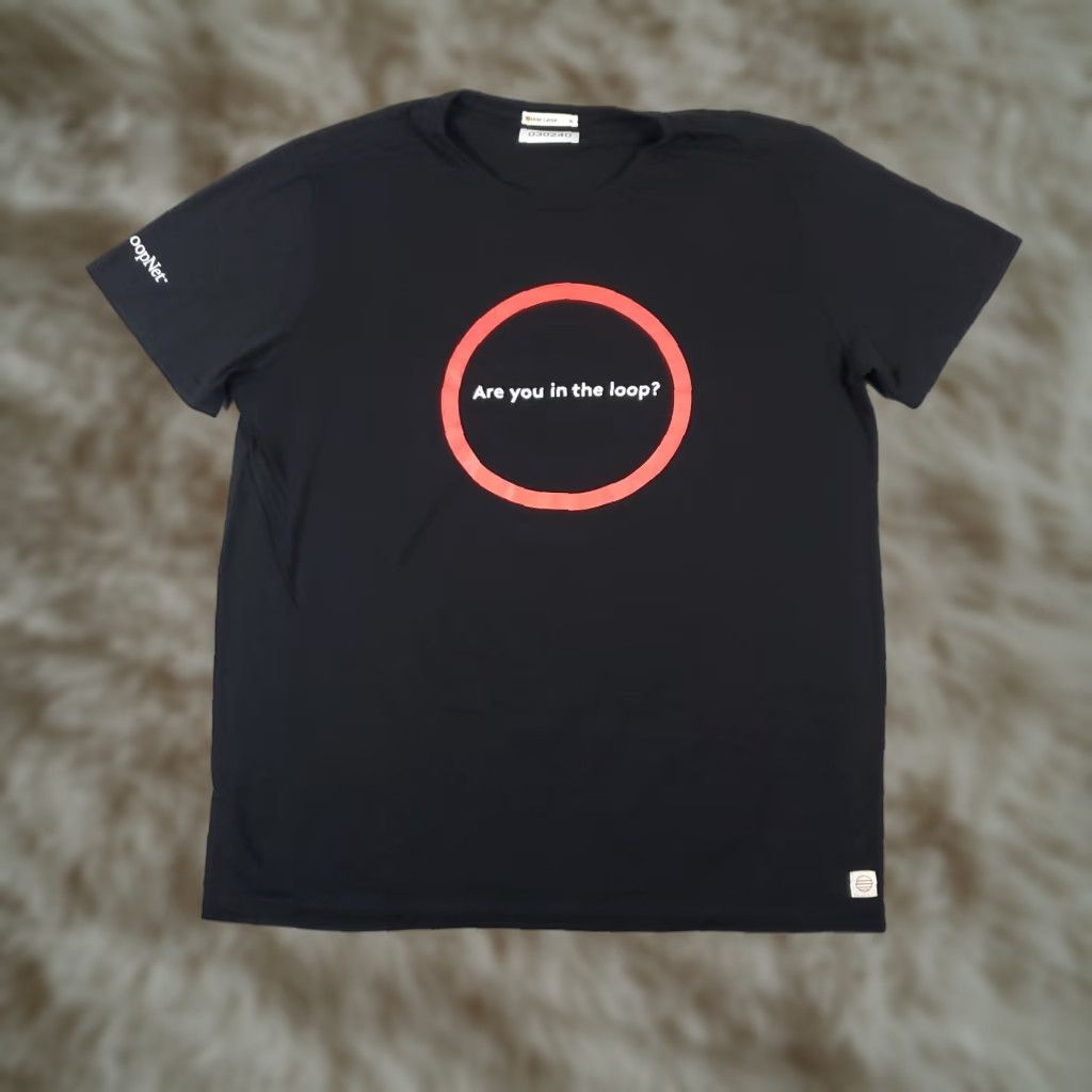 Marine Layer Marine Layer T Shirt Mens Medium Black Crew Neck Short Sleeve Classic Logo Cotton Unisex Adults Summer Everyday Regular Fit Size US M / EU 48-50 / 2 - 1 Thumbnail