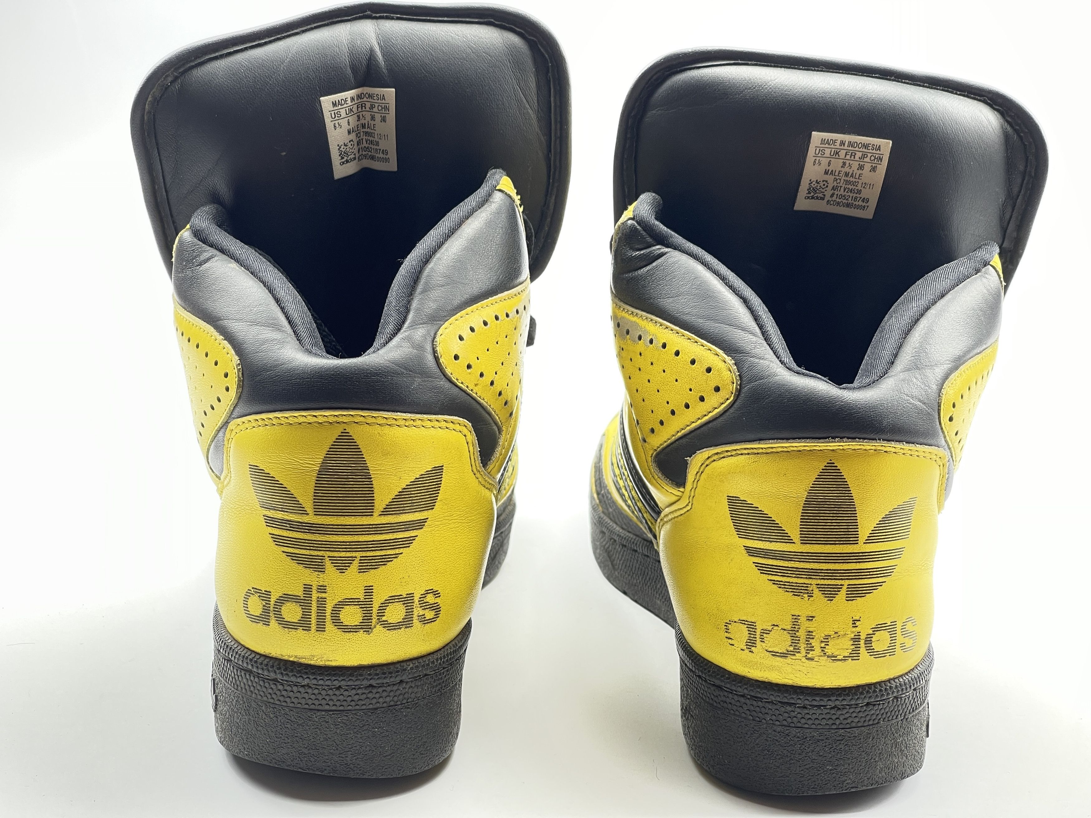 Adidas × Jeremy Scott Adidas sneakers Jeremy Scott Instinct Top shoes ObyO V24530 Size US 6.5 / EU 39-40 - 12 Thumbnail