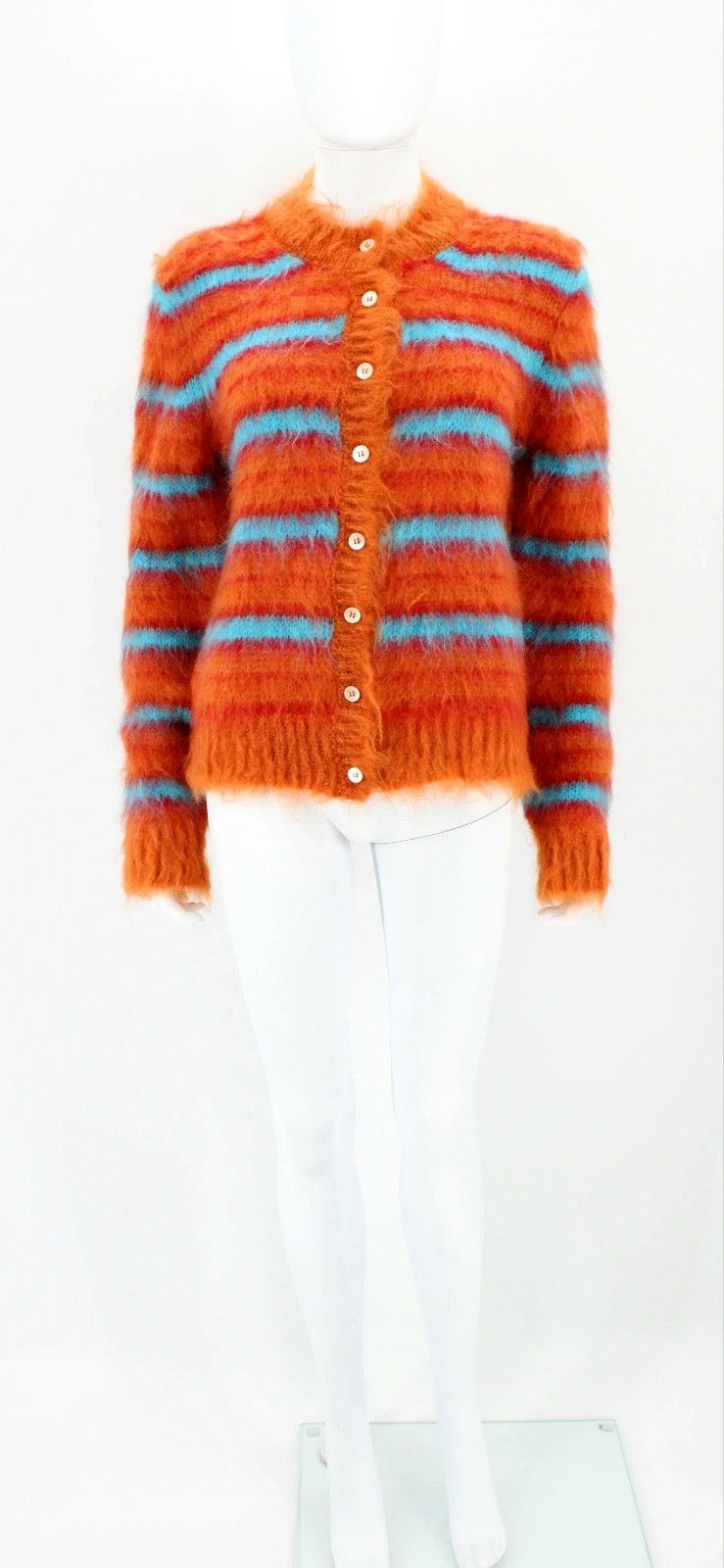 Marni NWT Fuzzy Mohair Cardigan Size M / US 6-8 / IT 42-44 - 7 Thumbnail