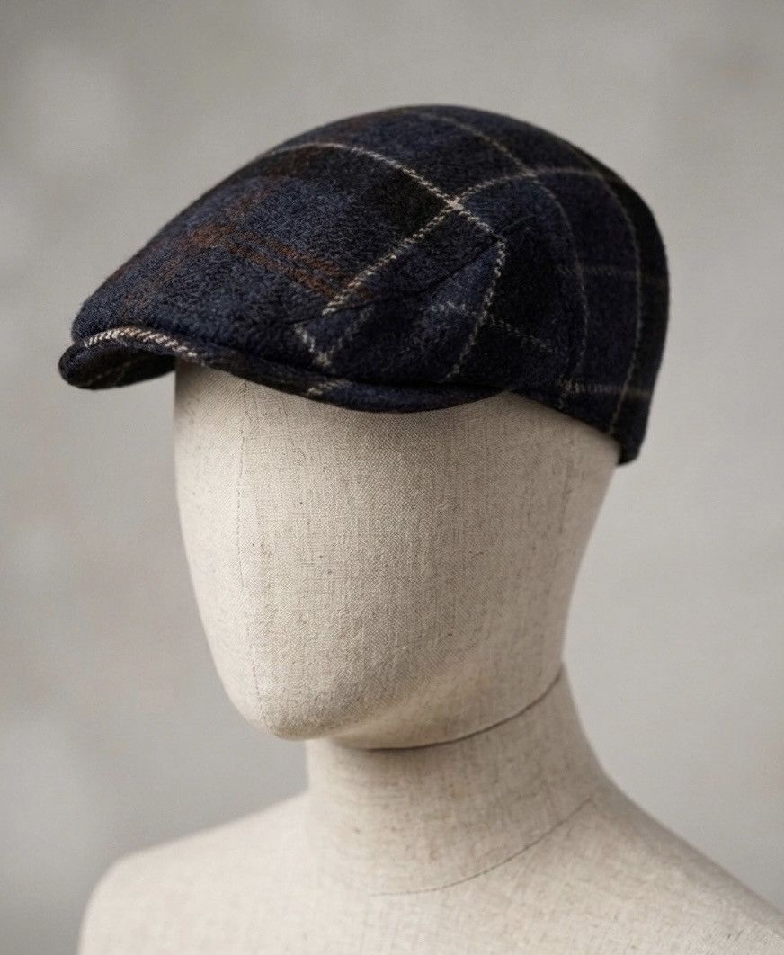 Barbour Barbour Moon Tweed Wool Check Flat Cap Hat Size L-XL Size ONE SIZE - 1 Thumbnail