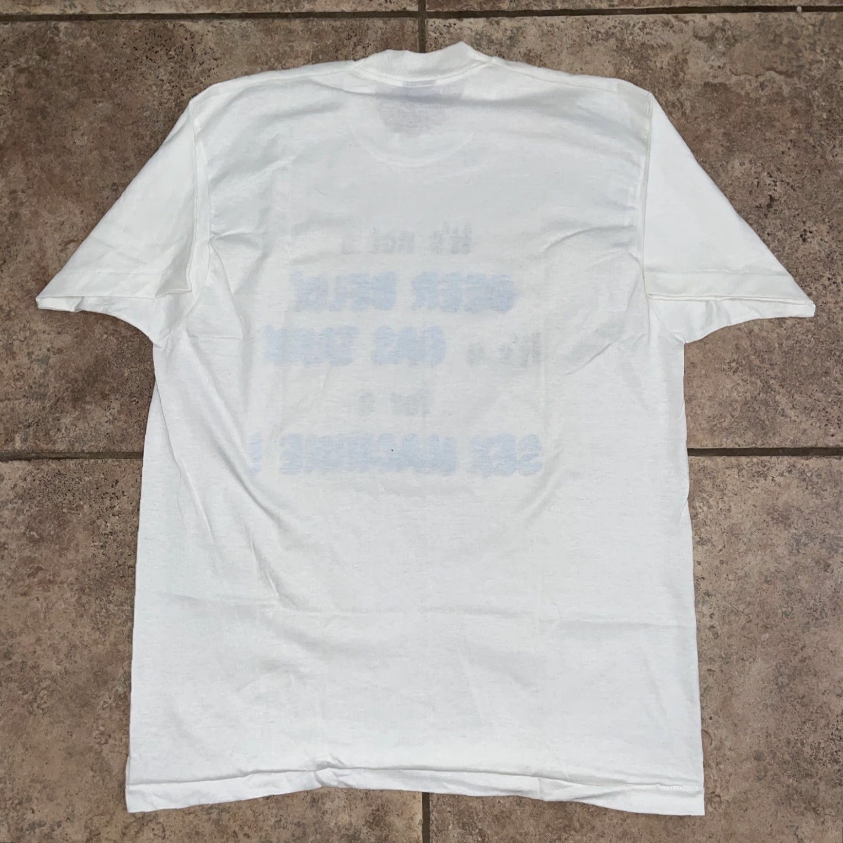Vintage VINTAGE Screen Stars T-Shirt Mens XL White USA Stars Size US XL / EU 56 / 4 - 4 Thumbnail