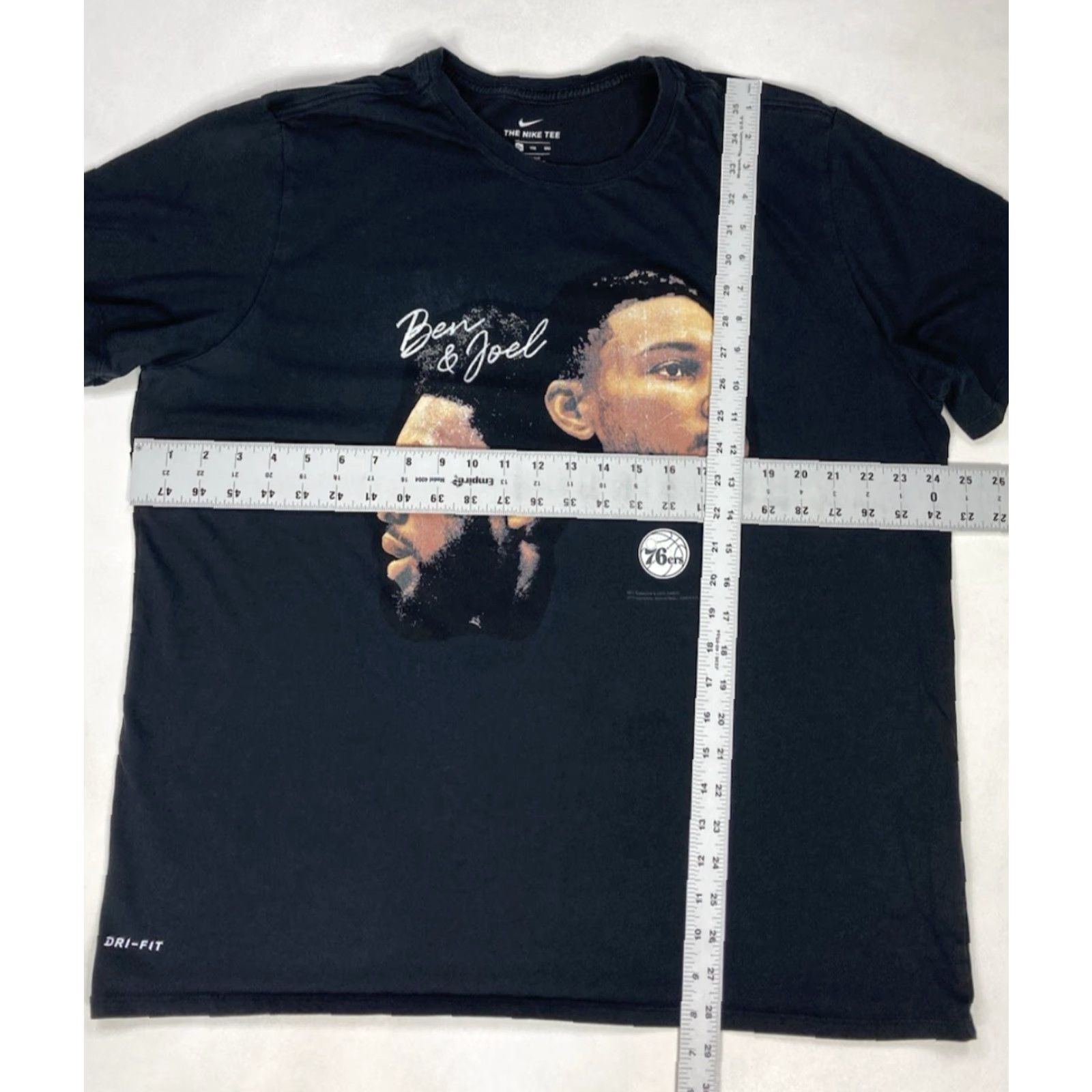 Nike Nike Dri-Fit Ben & Joel Philadelphia 76ers Graphic T-shirt Men XXL Black Size US XXL / EU 58 / 5 - 7 Thumbnail