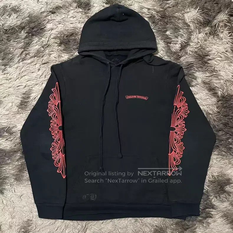 Chrome Hearts CHROME HEARTS Size XL Printed Hoodie with Dark Patterns and Size US XL / EU 56 / 4 - 1 Thumbnail
