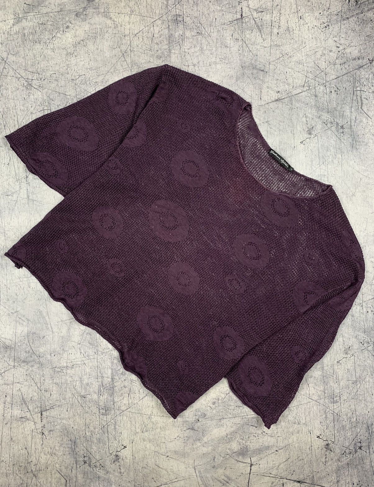 Gudrun Sjoden Gudrun Sjoden Knit Linen Top Long Sleeve Tee 3/4 Sleeve Size M / US 6-8 / IT 42-44 - 1 Thumbnail