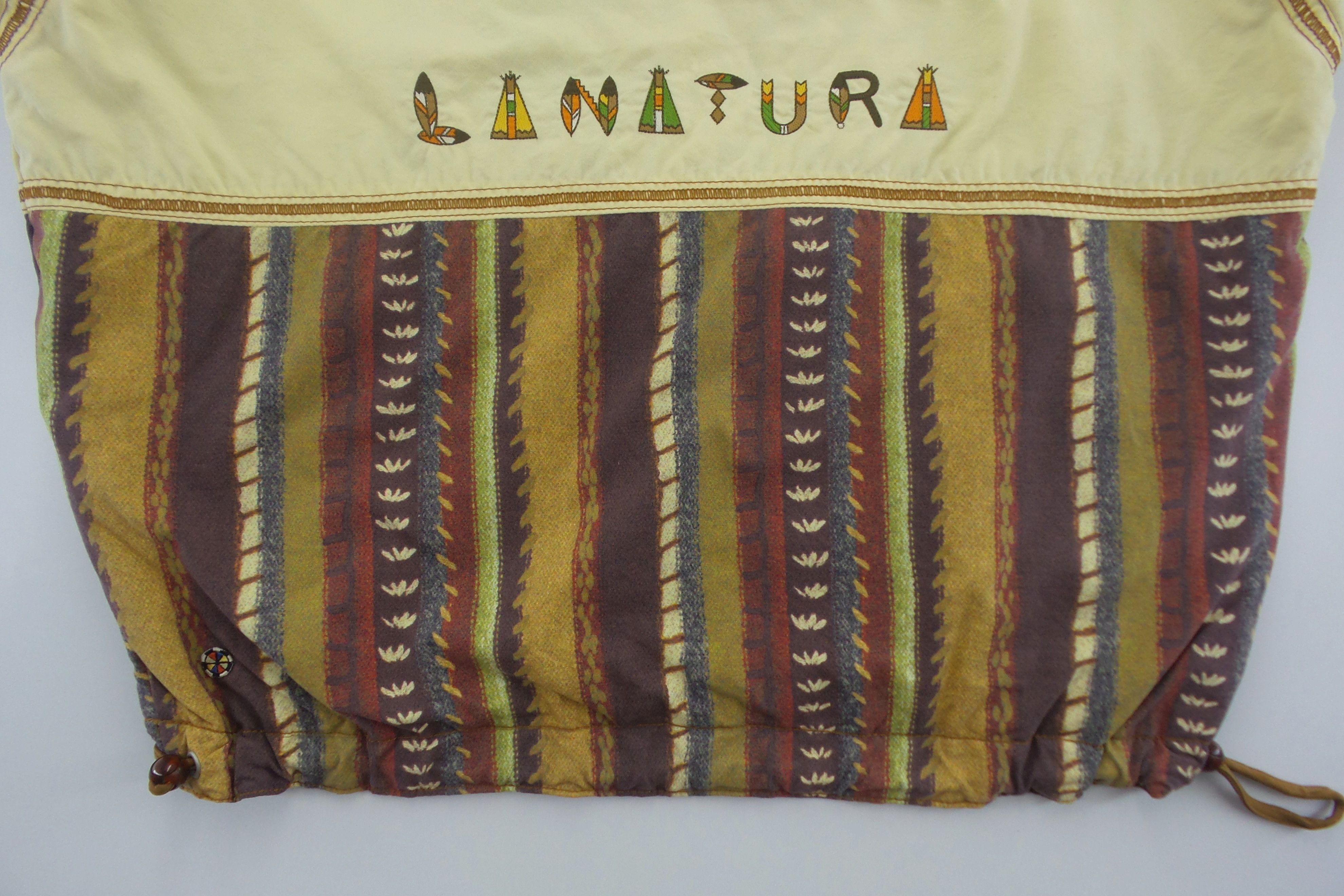 Goldwin × Japanese Brand Vintage 90's Lanatura By Goldwin Aztec Design Hoodies Size US L / EU 52-54 / 3 - 11 Thumbnail