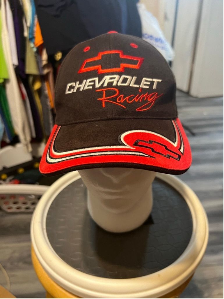 Chevrolet Unisex Chevrolet Racing Baseball Cap Black/Red One Size Size ONE SIZE - 1 Thumbnail