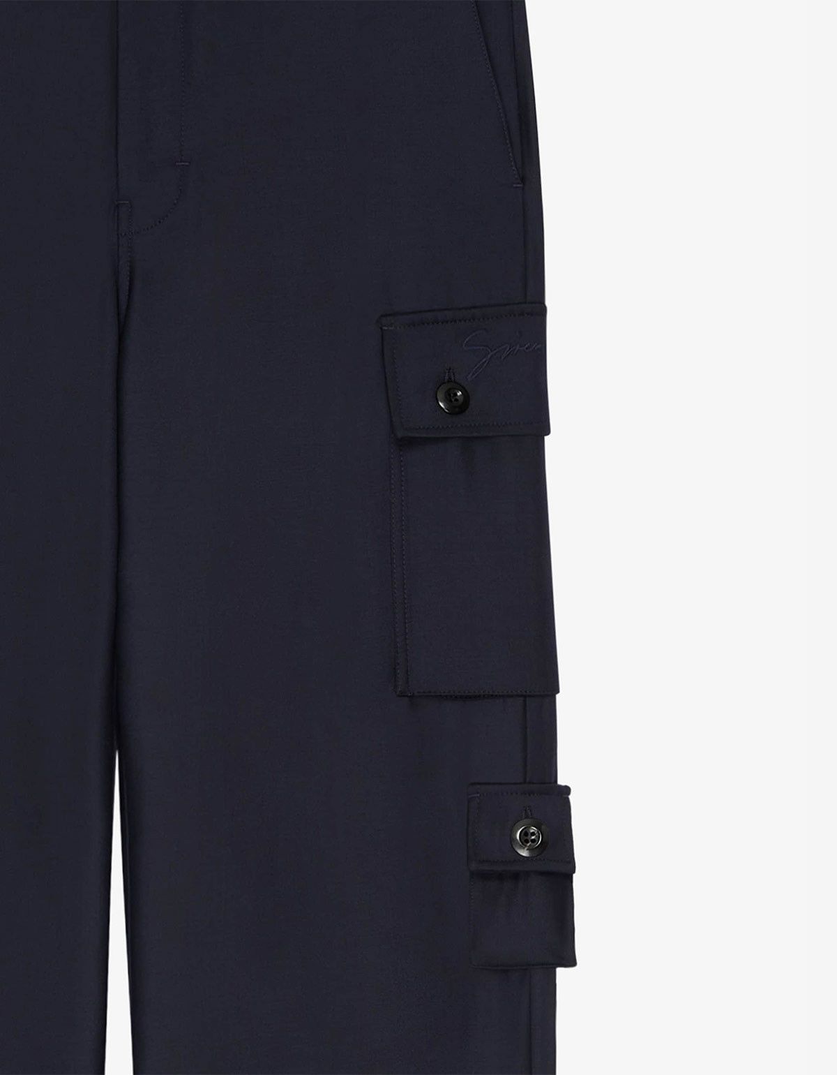 Givenchy Givenchy Blue Cargo Trousers Size US 34 / EU 50 - 4 Thumbnail