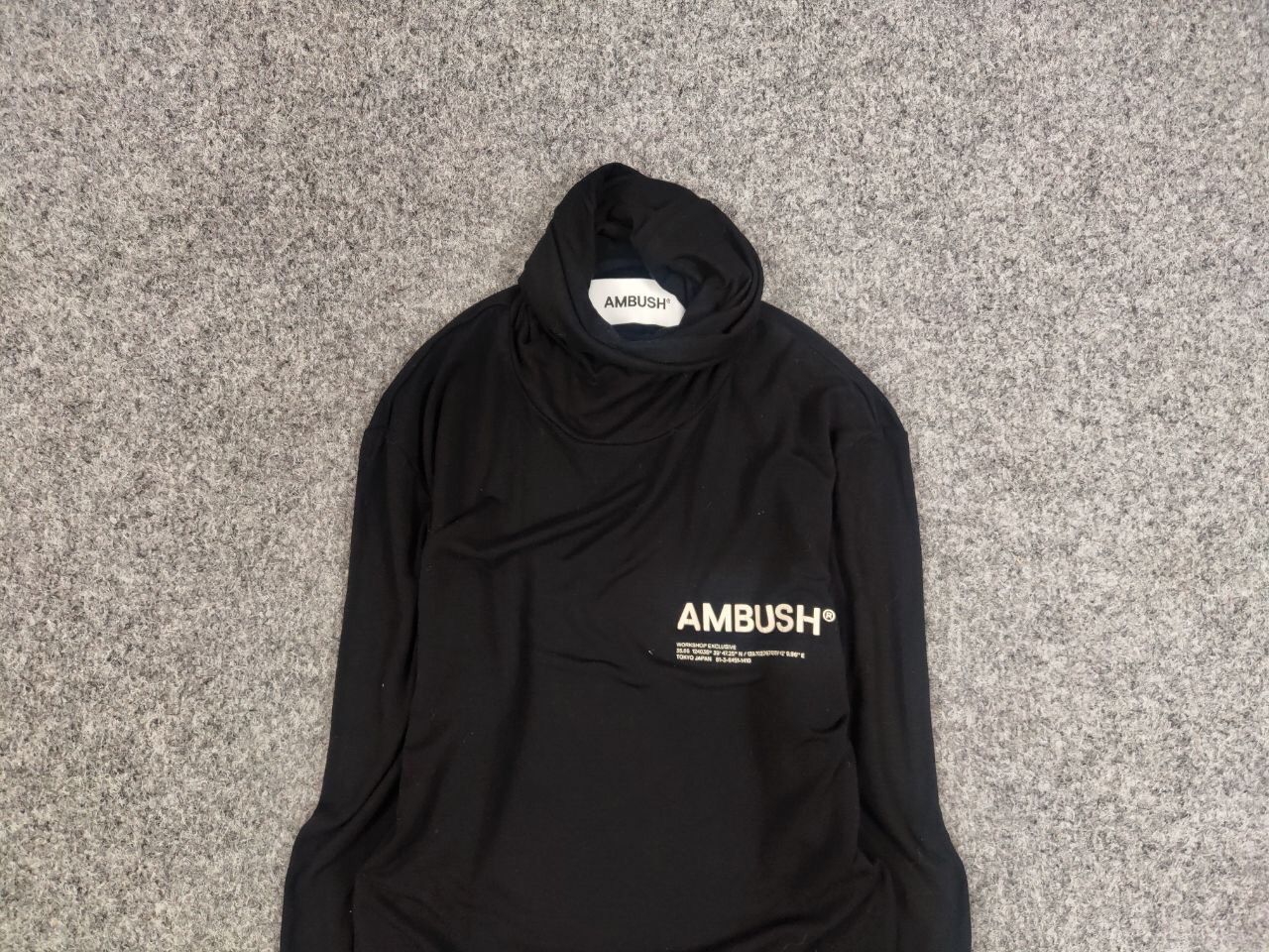 Ambush Design Ambush Japan jersey workshop turtleneck black long sleeve Size S / US 4 / IT 40 - 8 Thumbnail