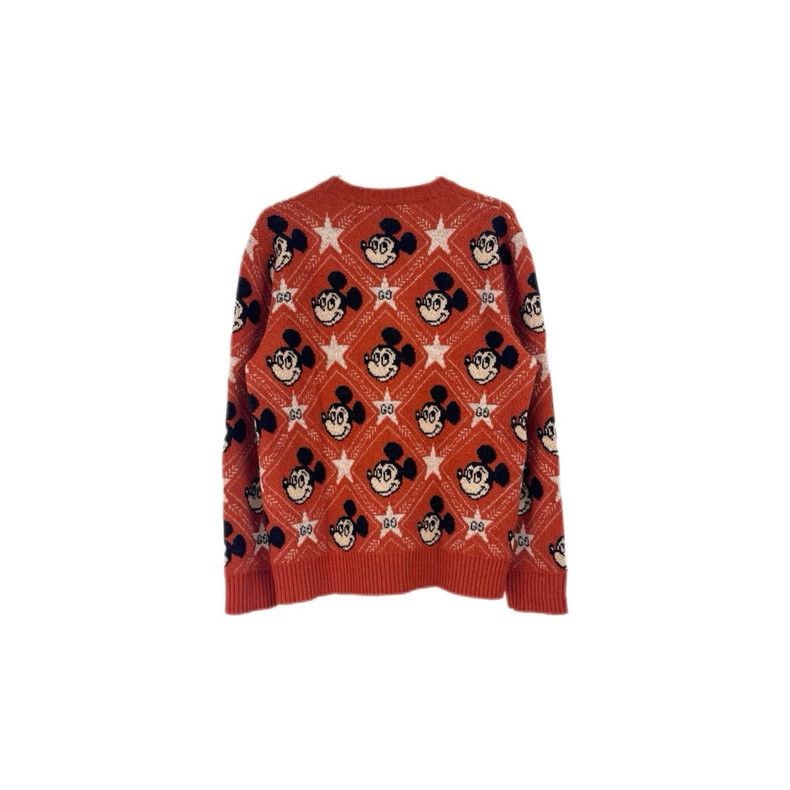 Gucci Gucci Orange Disney co-branded Mickey Mouse wool sweater 25 Size US M / EU 48-50 / 2 - 2 Thumbnail