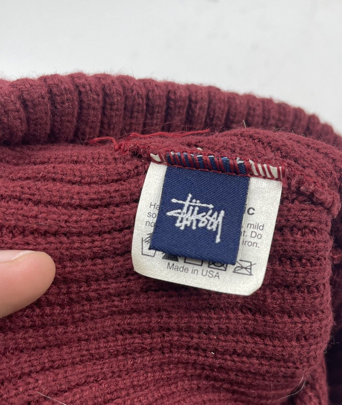 Stussy vintage made in usa stussy beanie hat tc32 Size ONE SIZE - 6 Thumbnail