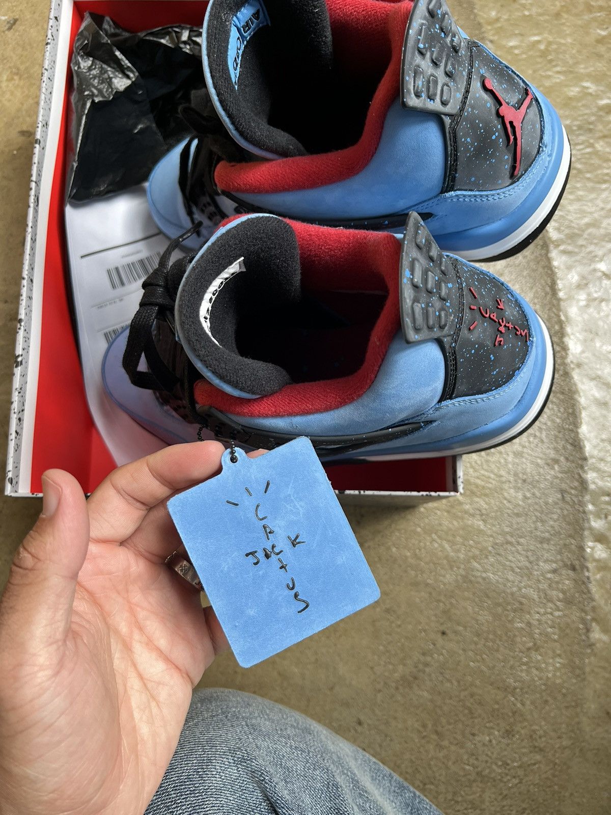 Jordan Brand × Travis Scott Jordan x Cactus Jack Jordan 4 “Oilers” Sneaker Size US 10 / EU 43 - 6 Thumbnail
