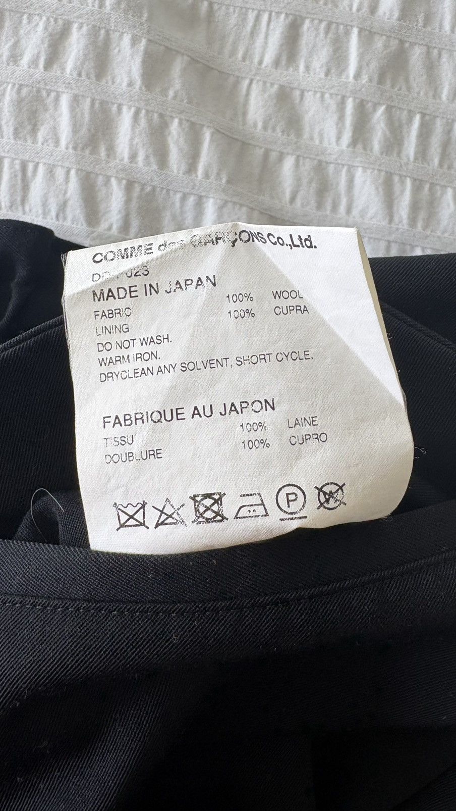 Comme des Garcons Homme Deux Comme des Garçons Homme Deux Pants Size US 31 - 6 Thumbnail