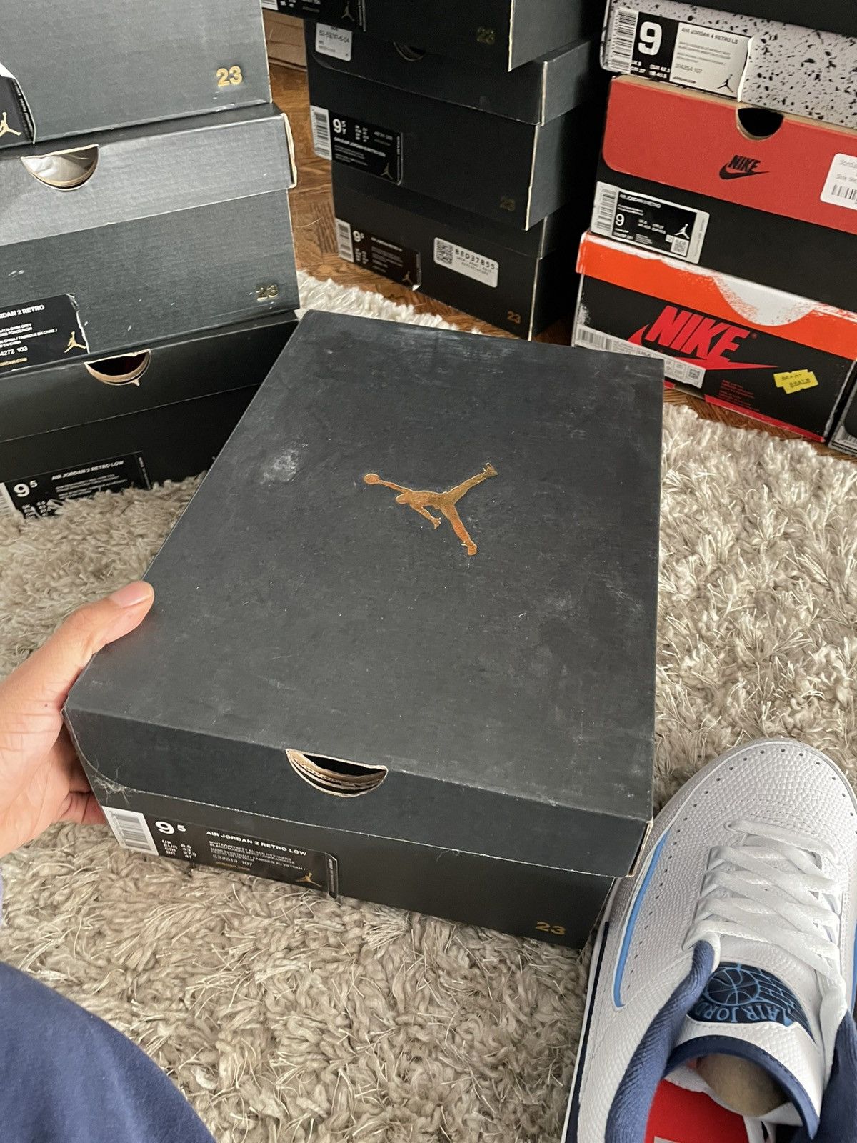 Jordan Brand Jordan 2 Low University Blue Size US 9.5 / EU 42-43 - 10 Thumbnail