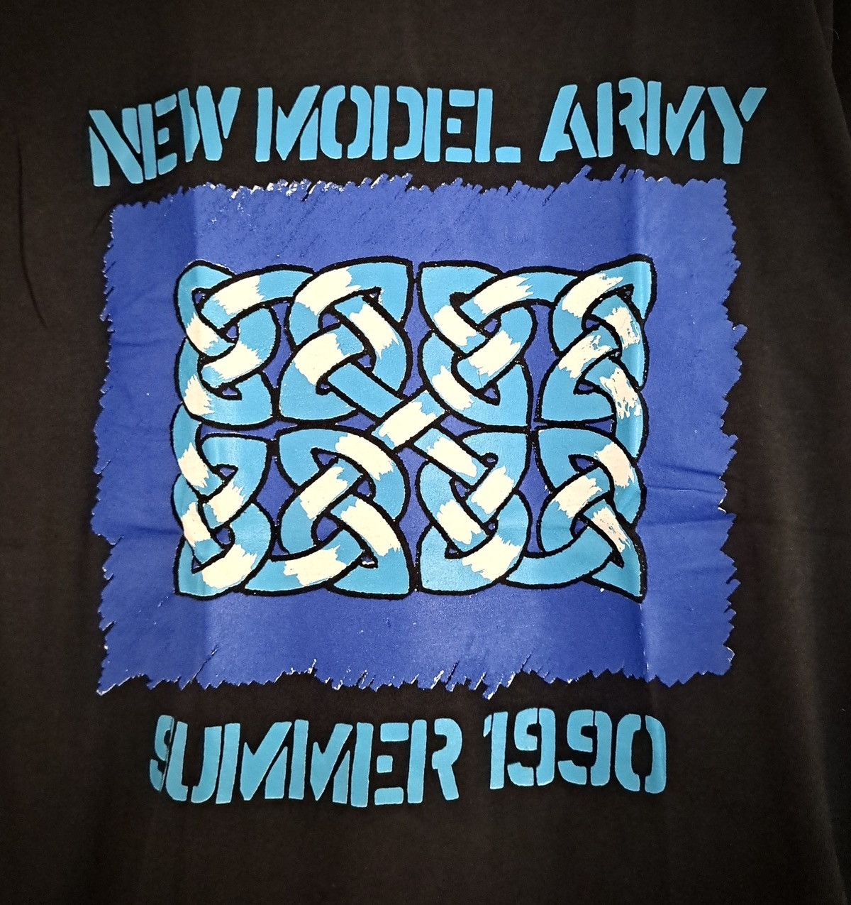 Band Tees NEW MODEL ARMY x Tour T-Shirt 1990 Size US L / EU 52-54 / 3 - 3 Thumbnail