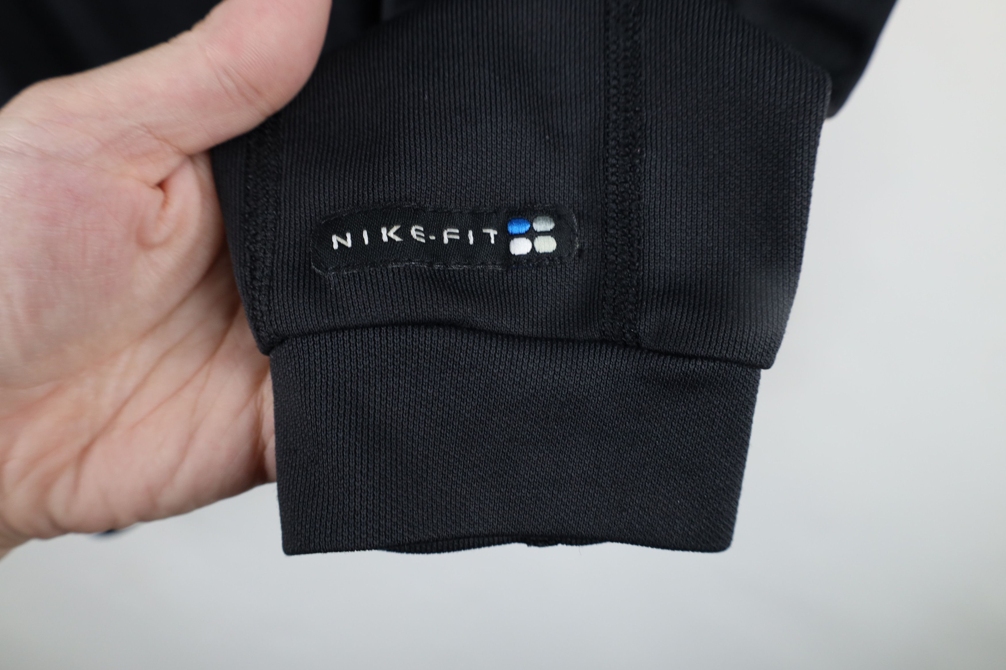 Nike × Vintage Vintage 90s Nike Mini Swoosh Half Zip Knit Top Jacket USA Size L / US 10 / IT 46 - 6 Thumbnail