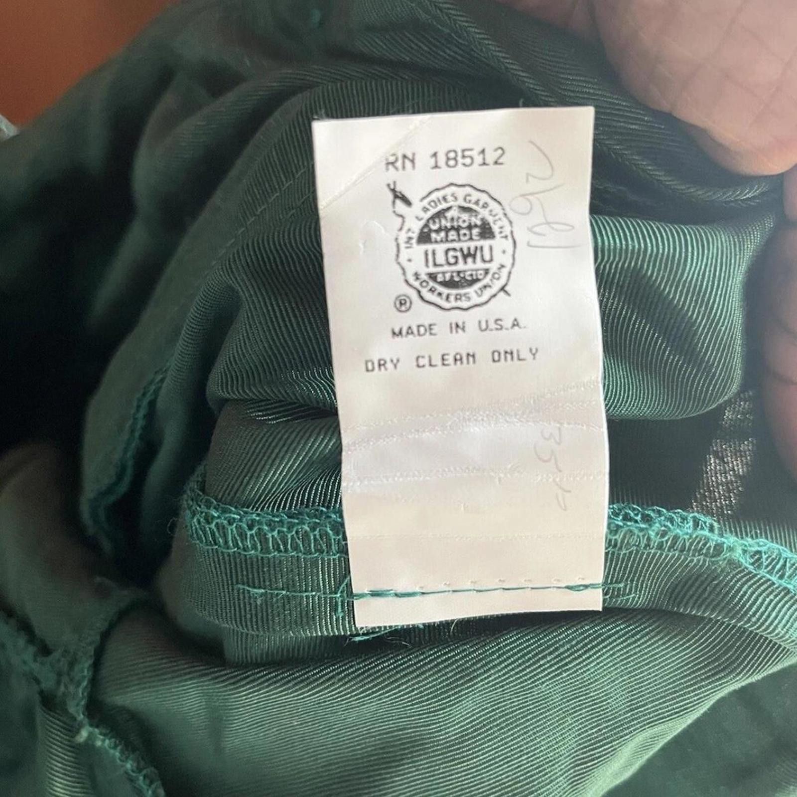 Other Vintage Ladies Workers Union Green Coat Blazer ILGWU medium Size M / US 6-8 / IT 42-44 - 3 Thumbnail