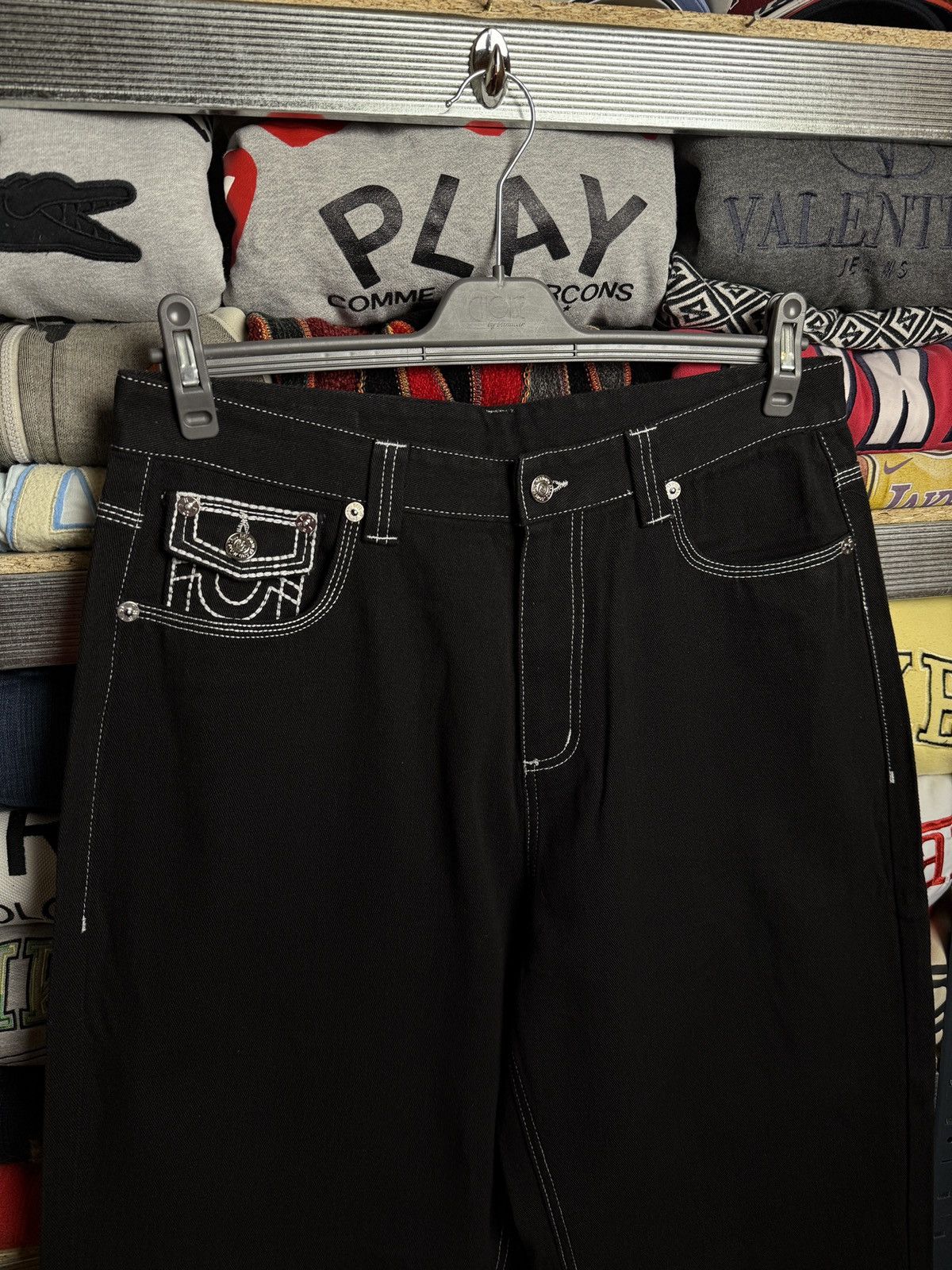 True Religion True Religion Black Crazy Sk8 Pants Size US 36 / EU 52 - 3 Thumbnail