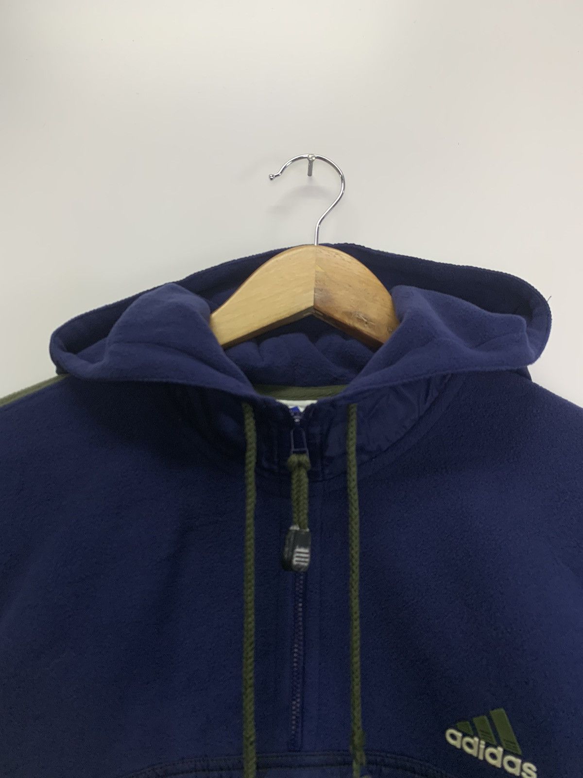 Adidas × Vintage Vintage 90s Adidas hoodie Size US L / EU 52-54 / 3 - 4 Thumbnail