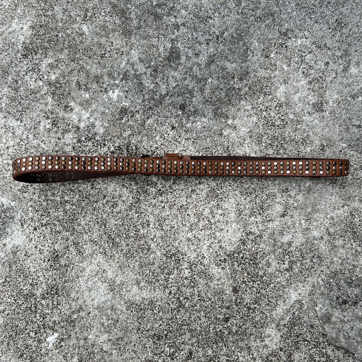 Vintage Vintage studded leather belt (Kapital Style) Size ONE SIZE - 2 Thumbnail