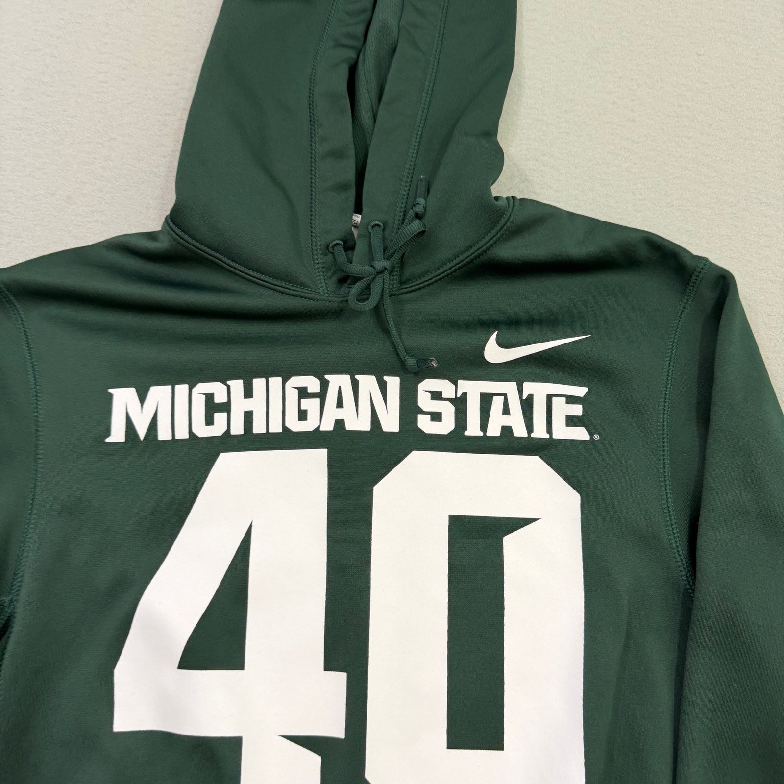 Nike Nike Michigan State Spartans Football Hoodie Small Green Size US S / EU 44-46 / 1 - 3 Thumbnail