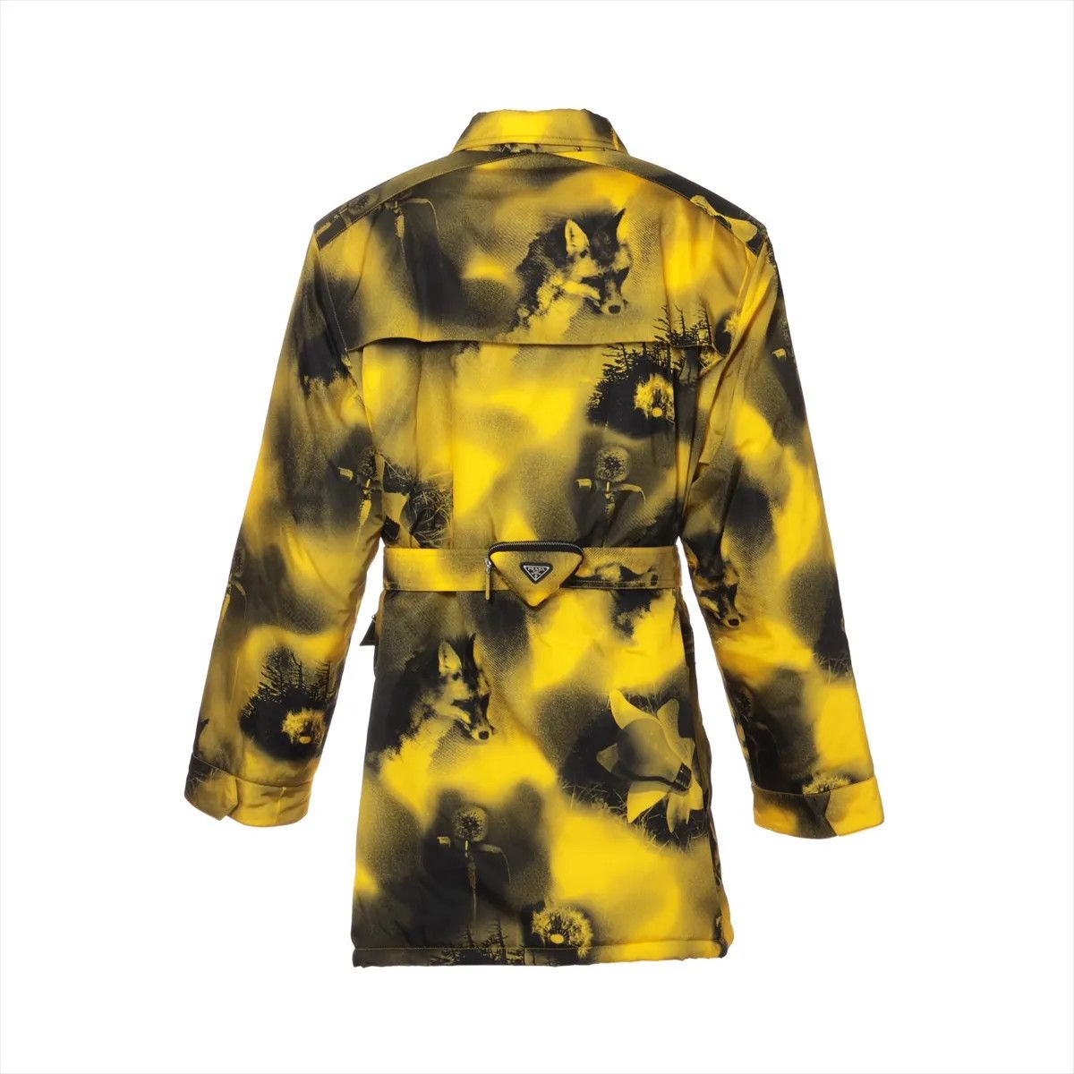 Prada Prada Re-Nylon abstract-printed parka coat Size US XL / EU 56 / 4 - 12 Thumbnail