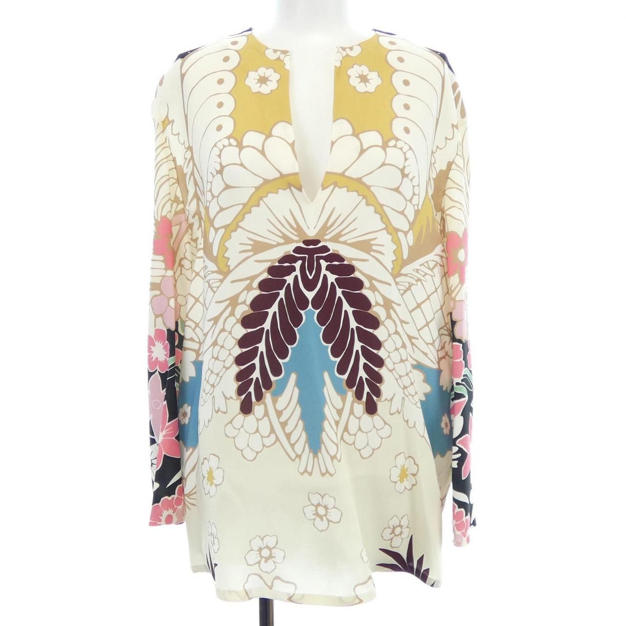 Valentino Valentino VALENTINO Silk Top Textile Tops VB3AE5M667V DUTY FREE for USA Size ONE SIZE - 1 Thumbnail