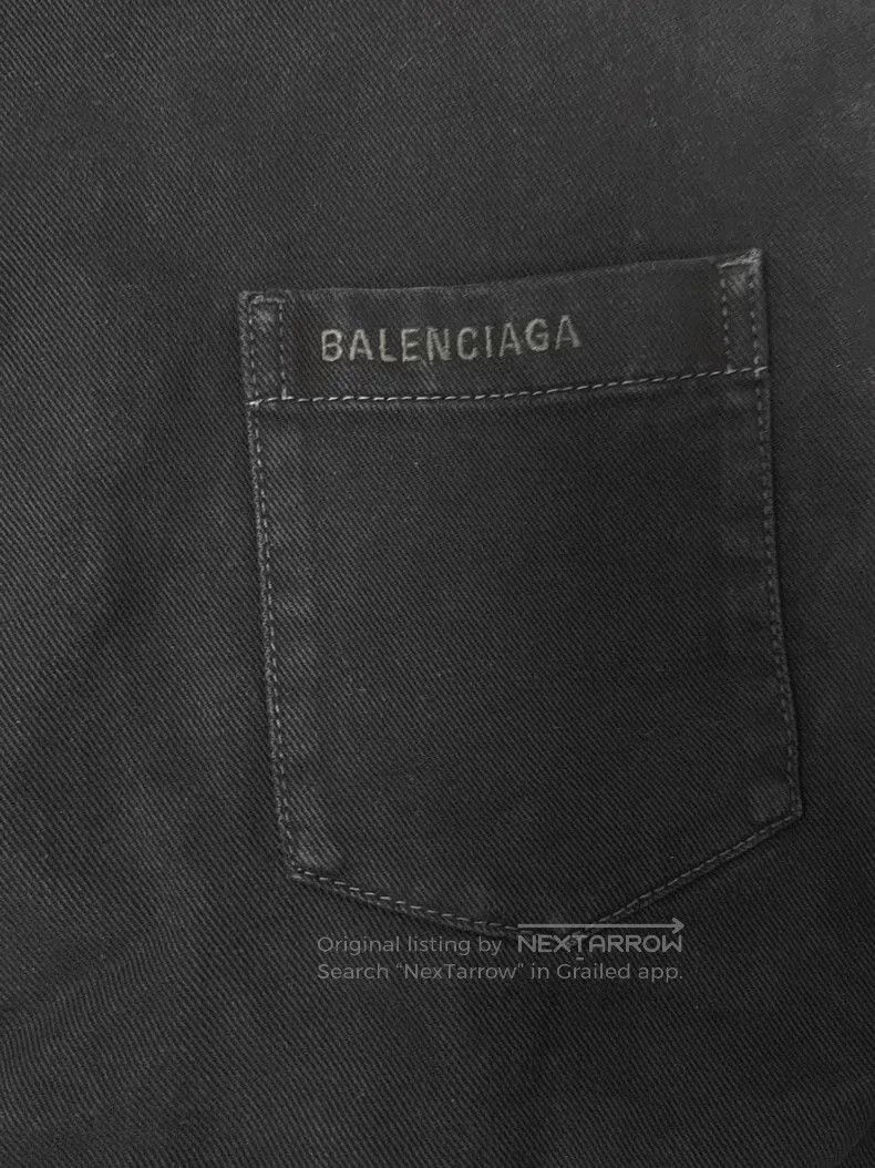 Balenciaga Balenciaga Solid Color Casual Long Sleeve Shirt Size US XS / EU 42 / 0 - 3 Thumbnail