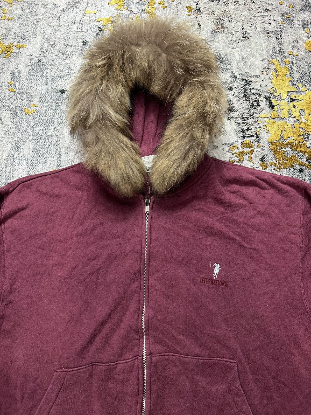 If Six Was Nine × Japanese Brand POLO INTERNATIONAL FUR ZIPPER HOODIE IFSIXWASNINE LGB STYLE Size US L / EU 52-54 / 3 - 4 Thumbnail