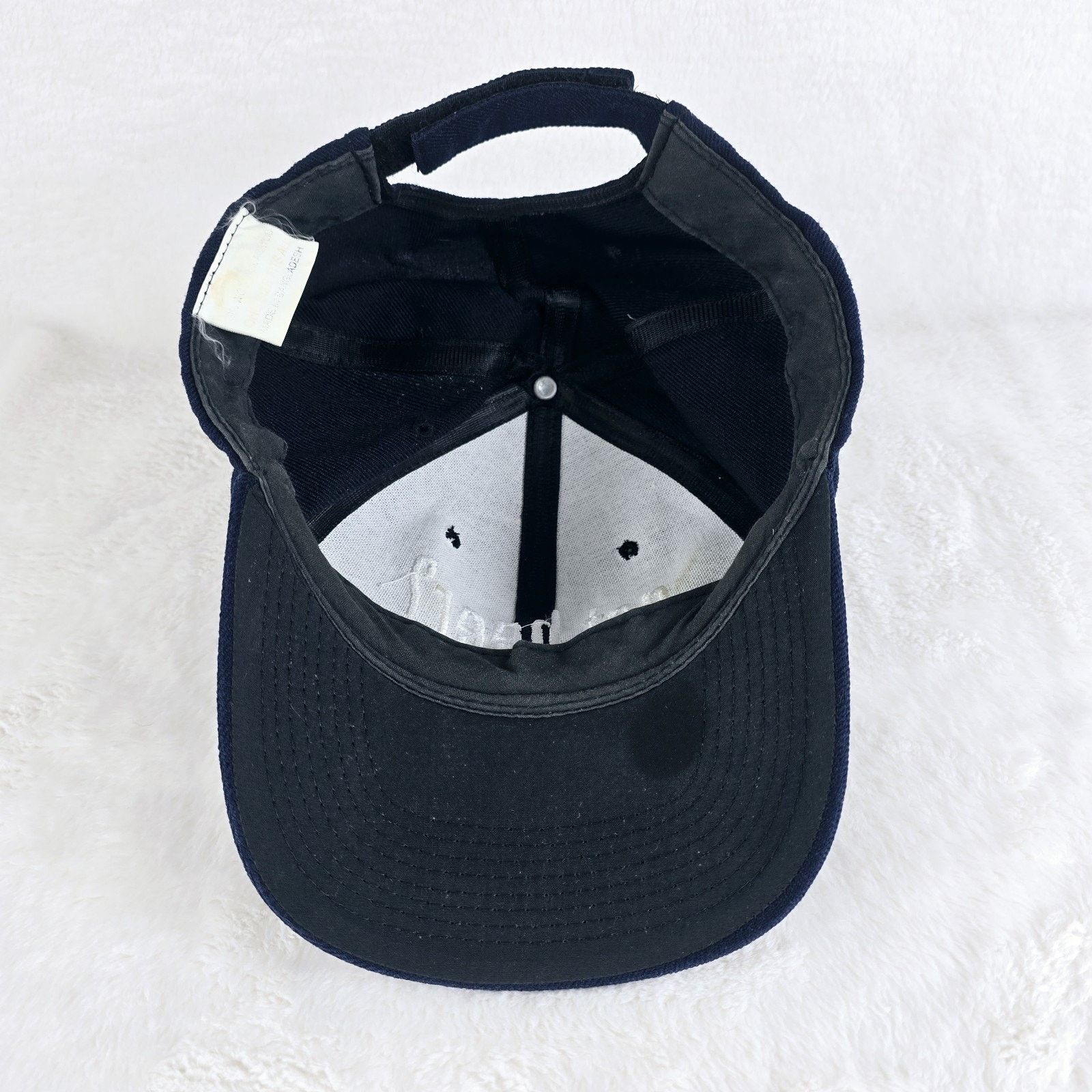 Other Vintage Got Beer? Hat Cap Embroidered Navy Blue Strapback Size ONE SIZE - 8 Thumbnail