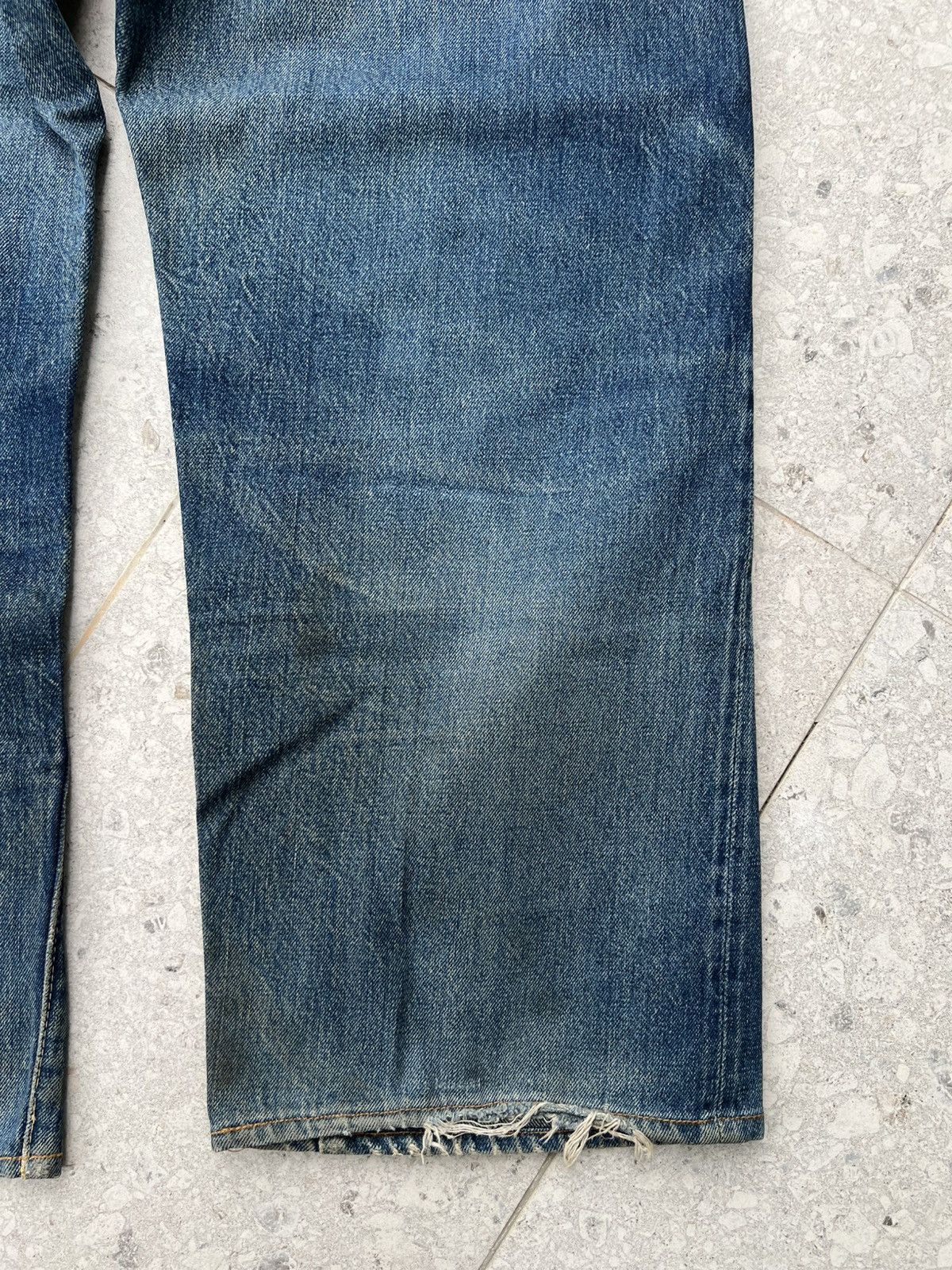 Indigo Sugar Cane Toyo Enterprise Baggy cut denim Size US 33 - 15 Thumbnail