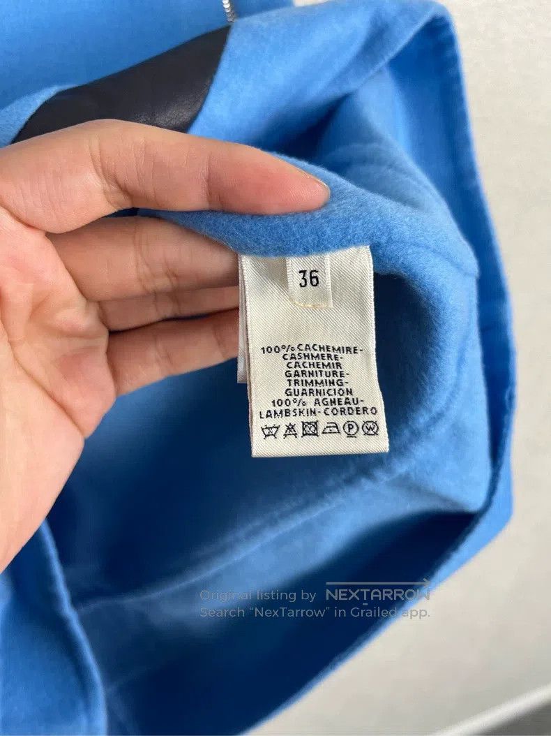 Hermes Hermes Blue Patchwork Short Skirt Size 24" / US 00 / IT 34 - 4 Thumbnail