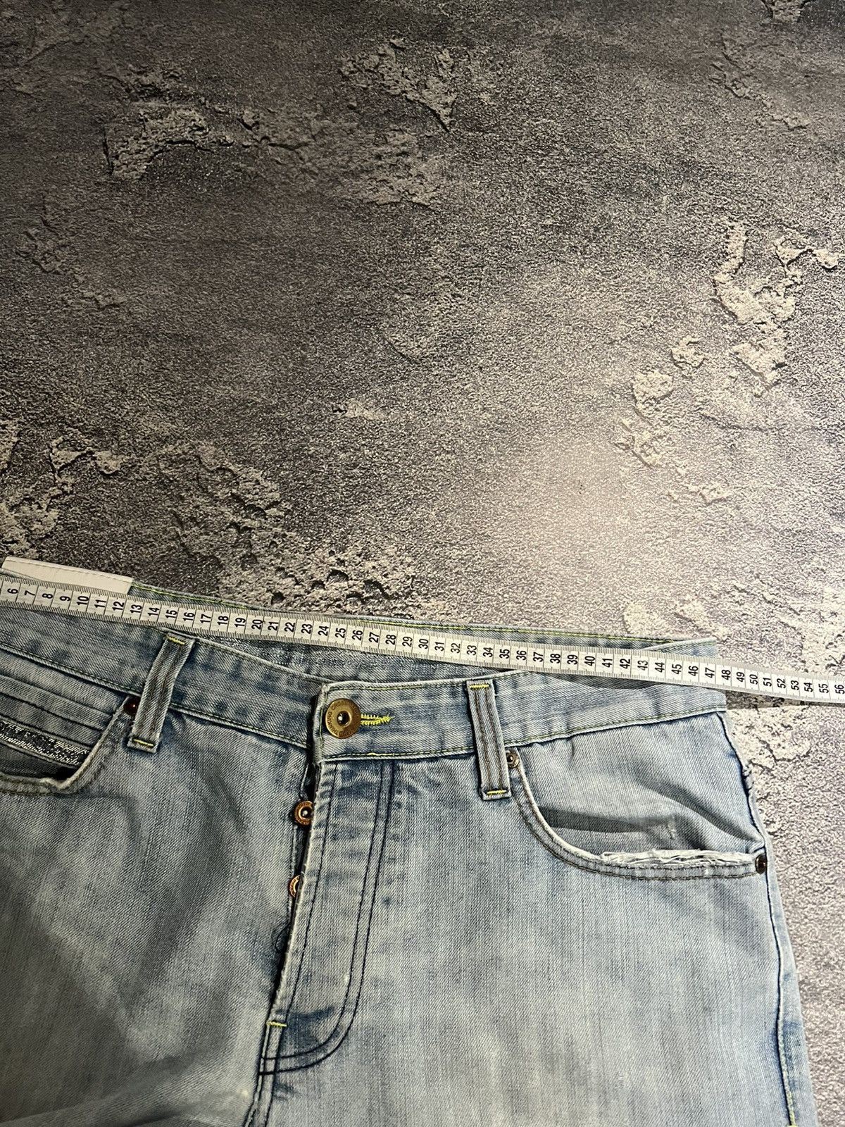 Japanese Brand Distressed Shredded Vintage Y2K Jeans — Cult Japanese Denim Size US 38 / EU 54 - 8 Thumbnail
