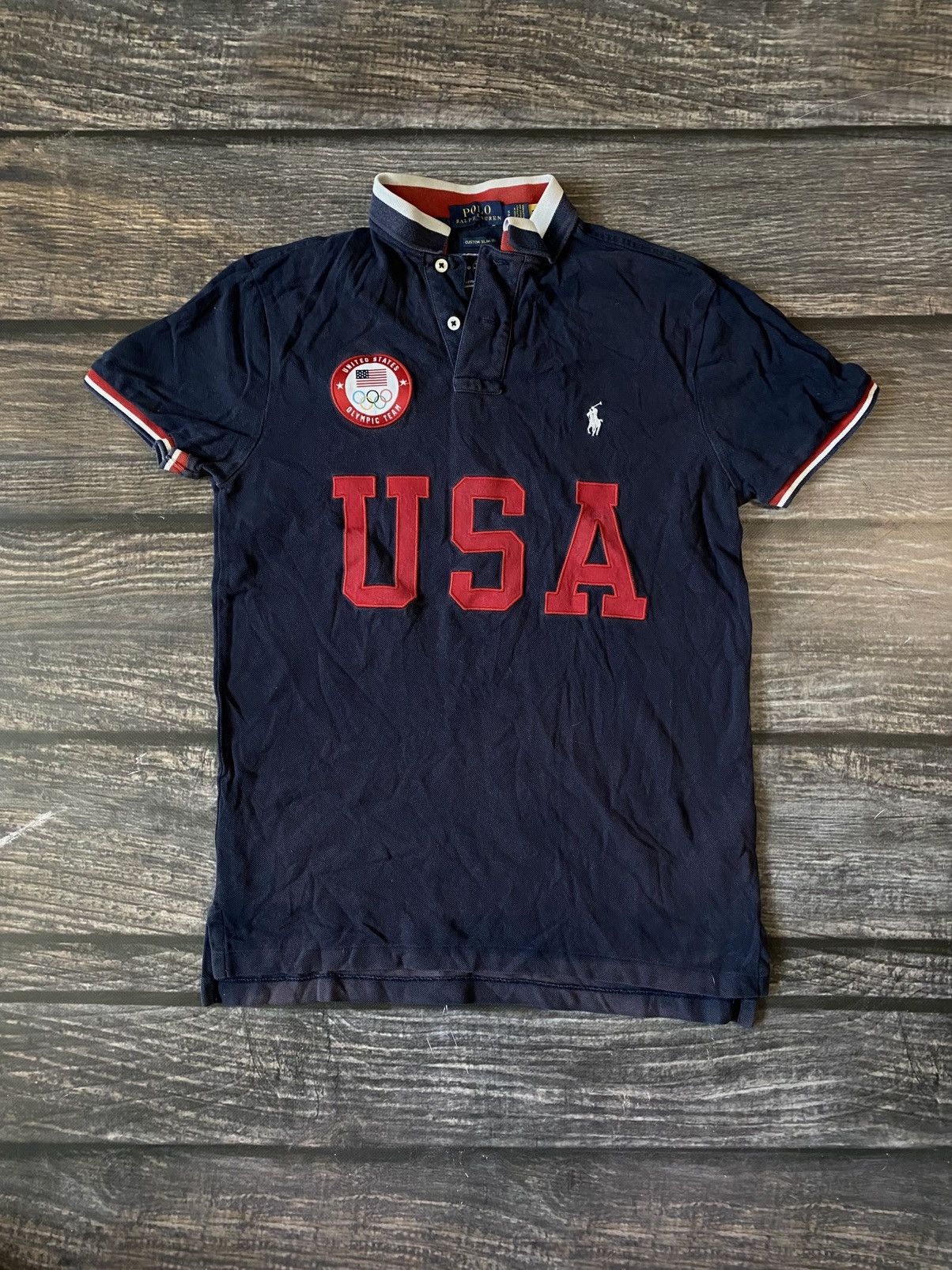 Polo Ralph Lauren Ralph Laurent USA Olimpic Team Polo Size US S / EU 44-46 / 1 - 1 Thumbnail