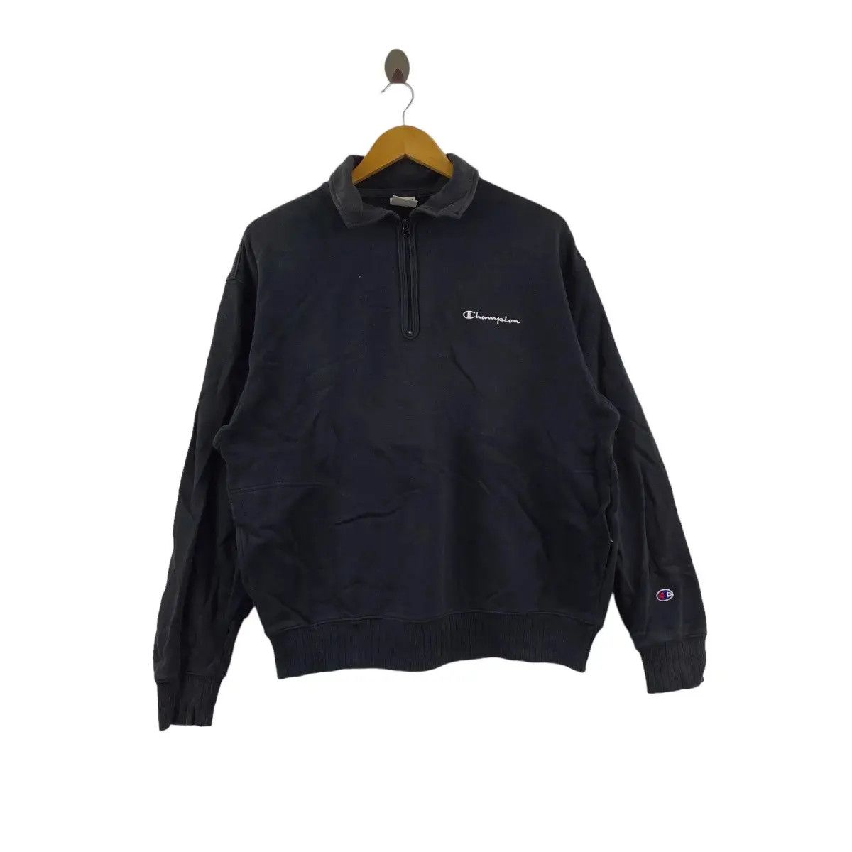 Champion Vintage CHAMPION USA Athletic Apparel Half Zipper Sweatshirt Size XL / US 12-14 / IT 48-50 - 1 Thumbnail
