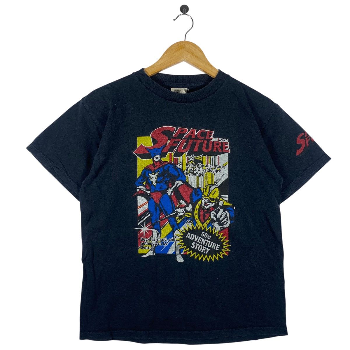 Vintage Vintage 90's SPACE FUTURE American Comics Promo Tee Shirt Size US S / EU 44-46 / 1 - 1 Thumbnail