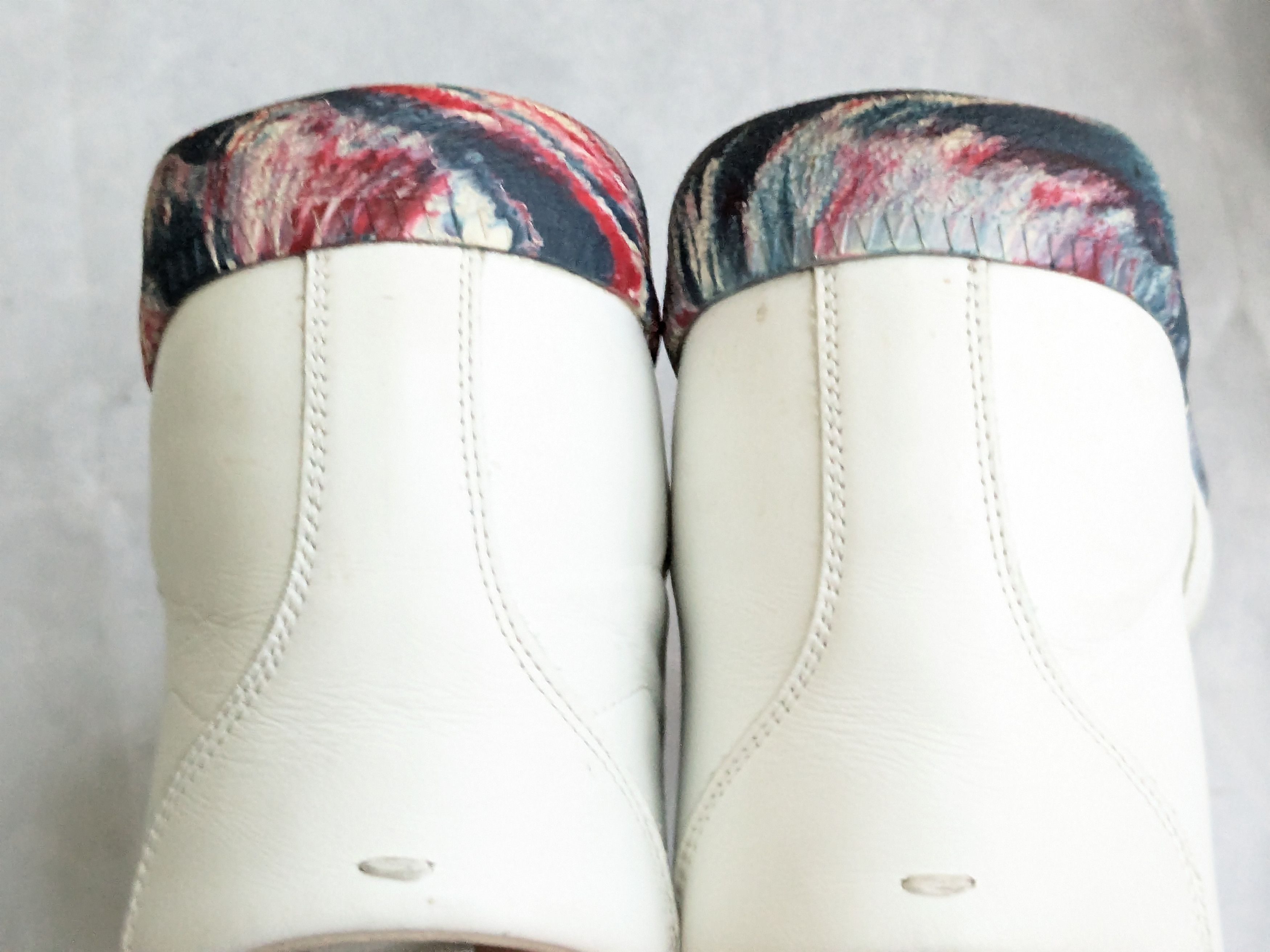 Maison Margiela Maison Margiela Replica GAT White 9 42 High Tops Rainbow Size US 9 / EU 42 - 13 Thumbnail