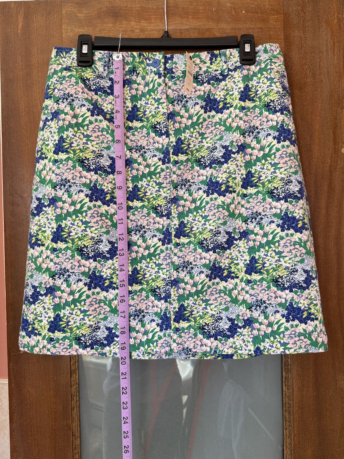 Robert Talbott Talbots Skirt Floral Lined Straight Pencil Size 6 NWT Size 28" / US 6 / IT 42 - 7 Thumbnail