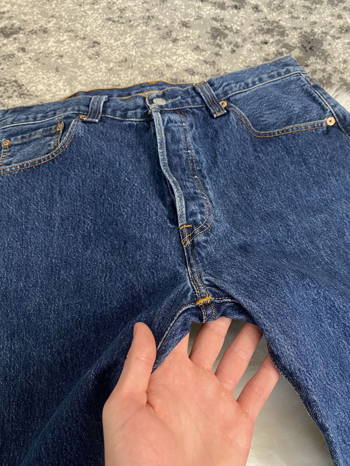 Levi's × Vintage Levi’s 501 Blue Jeans Size L Size US 34 / EU 50 - 9 Thumbnail