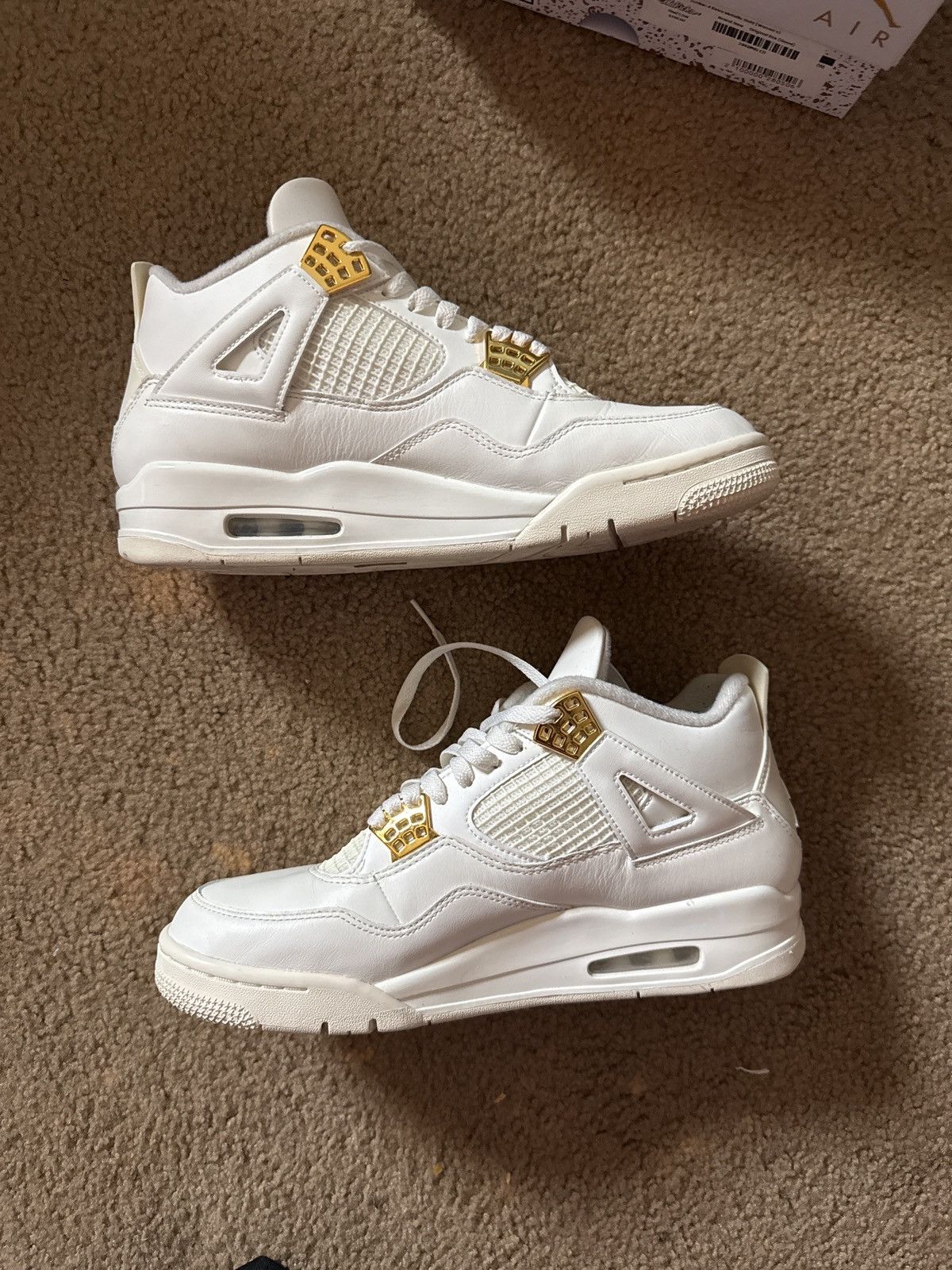 Jordan Brand W’s Jordan 4 Metallic Gold (2024) Size US 11.5 / IT 41.5 - 2 Thumbnail