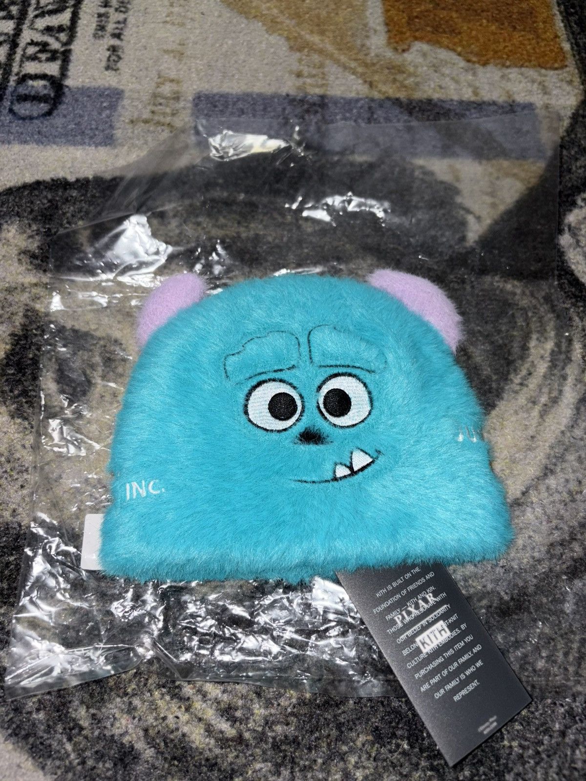 Kith Kith Baby x Pixar Sulley Cuffless Beanie Size ONE SIZE - 1 Thumbnail