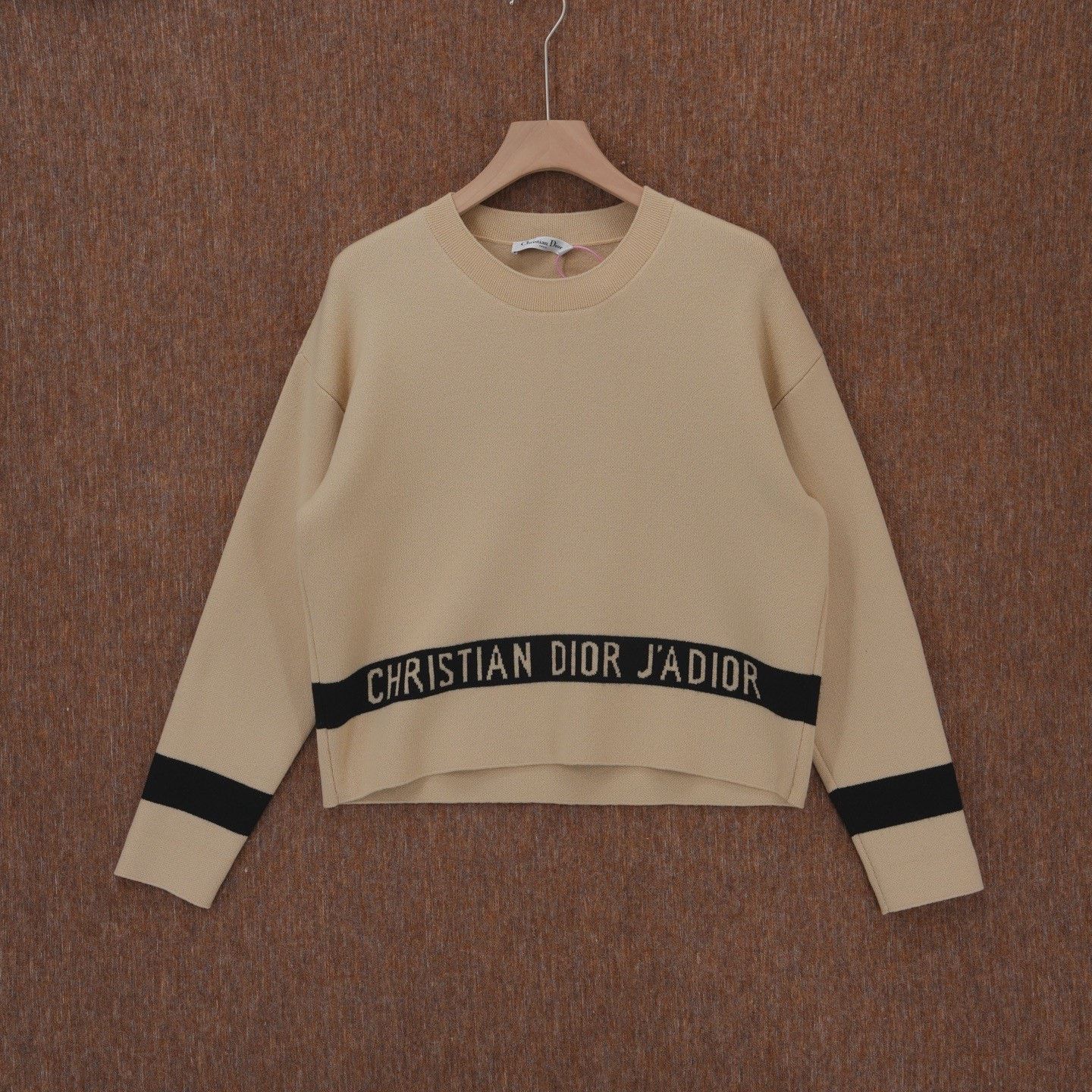 Dior Christian Dior Logo Striped Cashmere Sweater Size S / US 4 / IT 40 - 1 Thumbnail