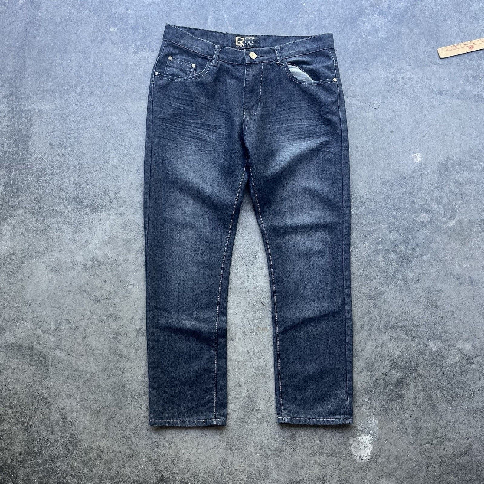 SCOOP 2000’s Scoop New York Black Jeans Mens 34 X 30 Y2K Grunge Hi Size US 34 / EU 50 - 4 Thumbnail