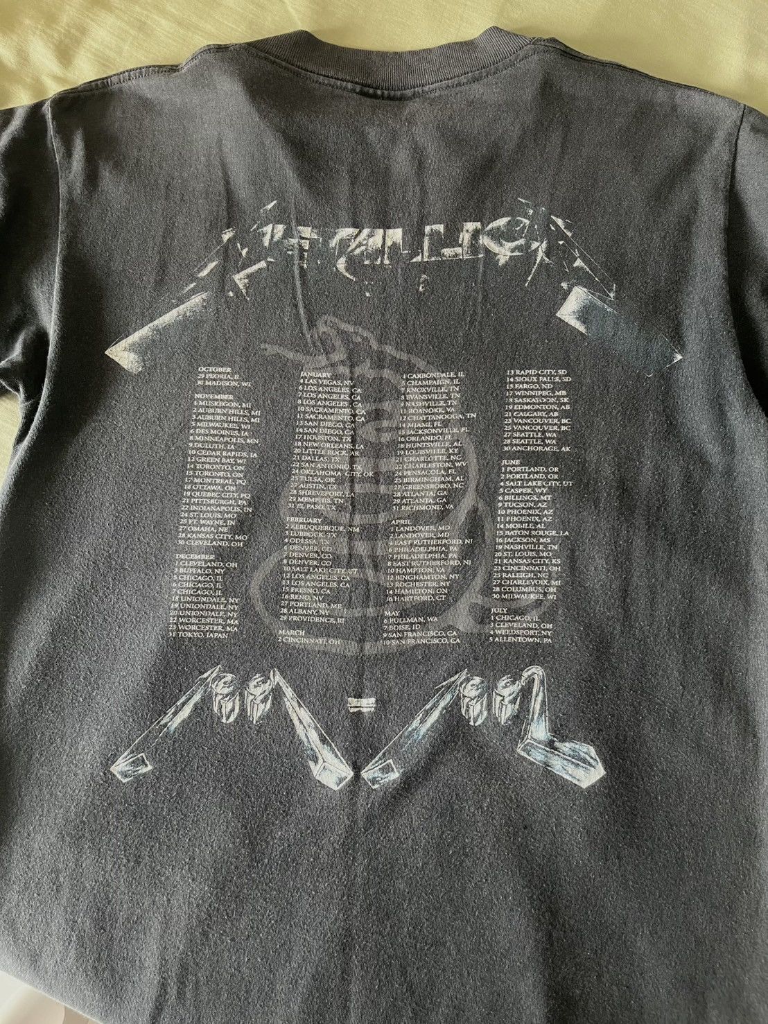 Vintage Mettallica 90s Size US L / EU 52-54 / 3 - 4 Thumbnail