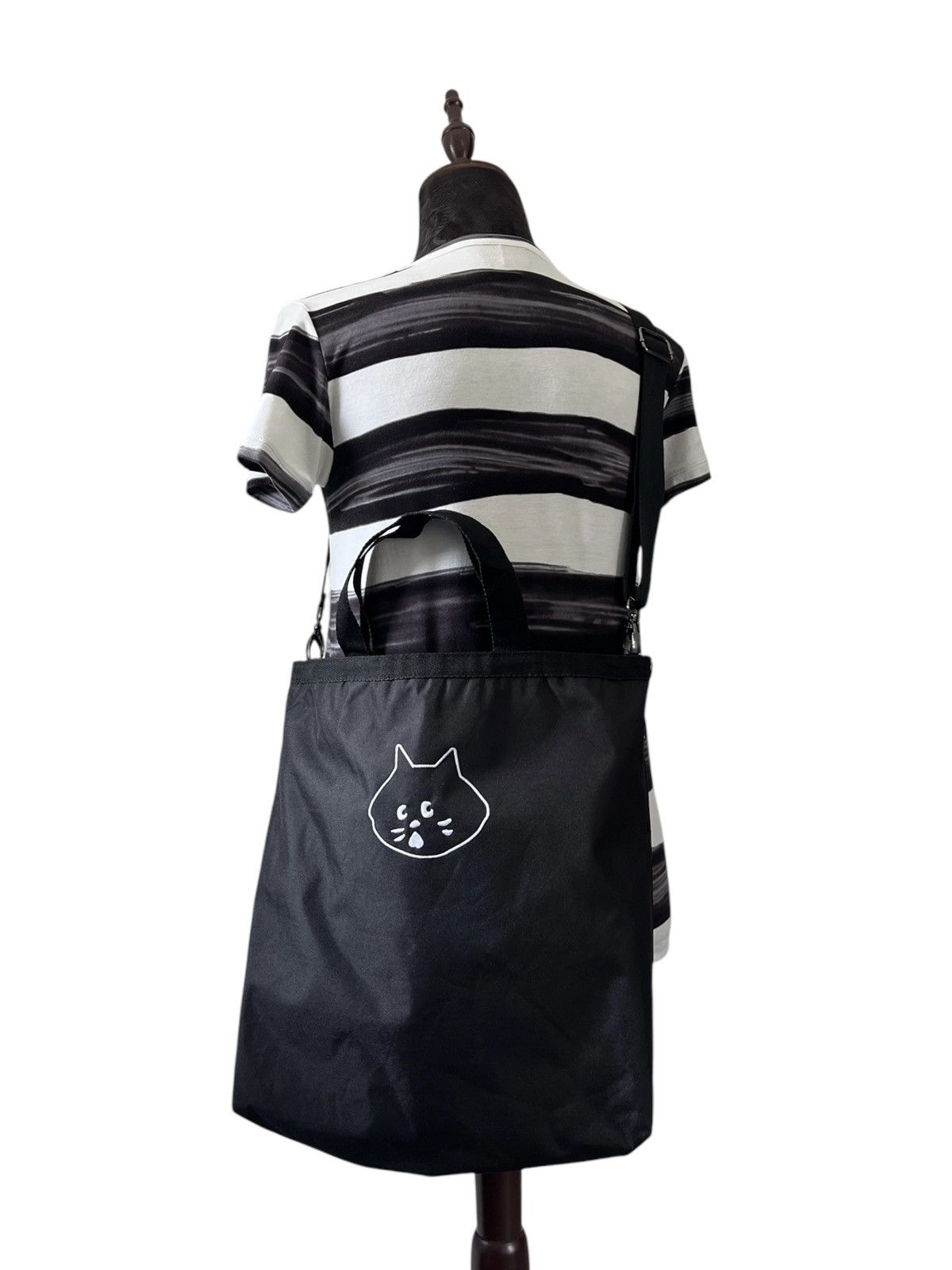 Issey Miyake × Ne-Net × Tsumori Chisato Né-net Embroidery Cat 2 Way Bag Size ONE SIZE - 1 Thumbnail