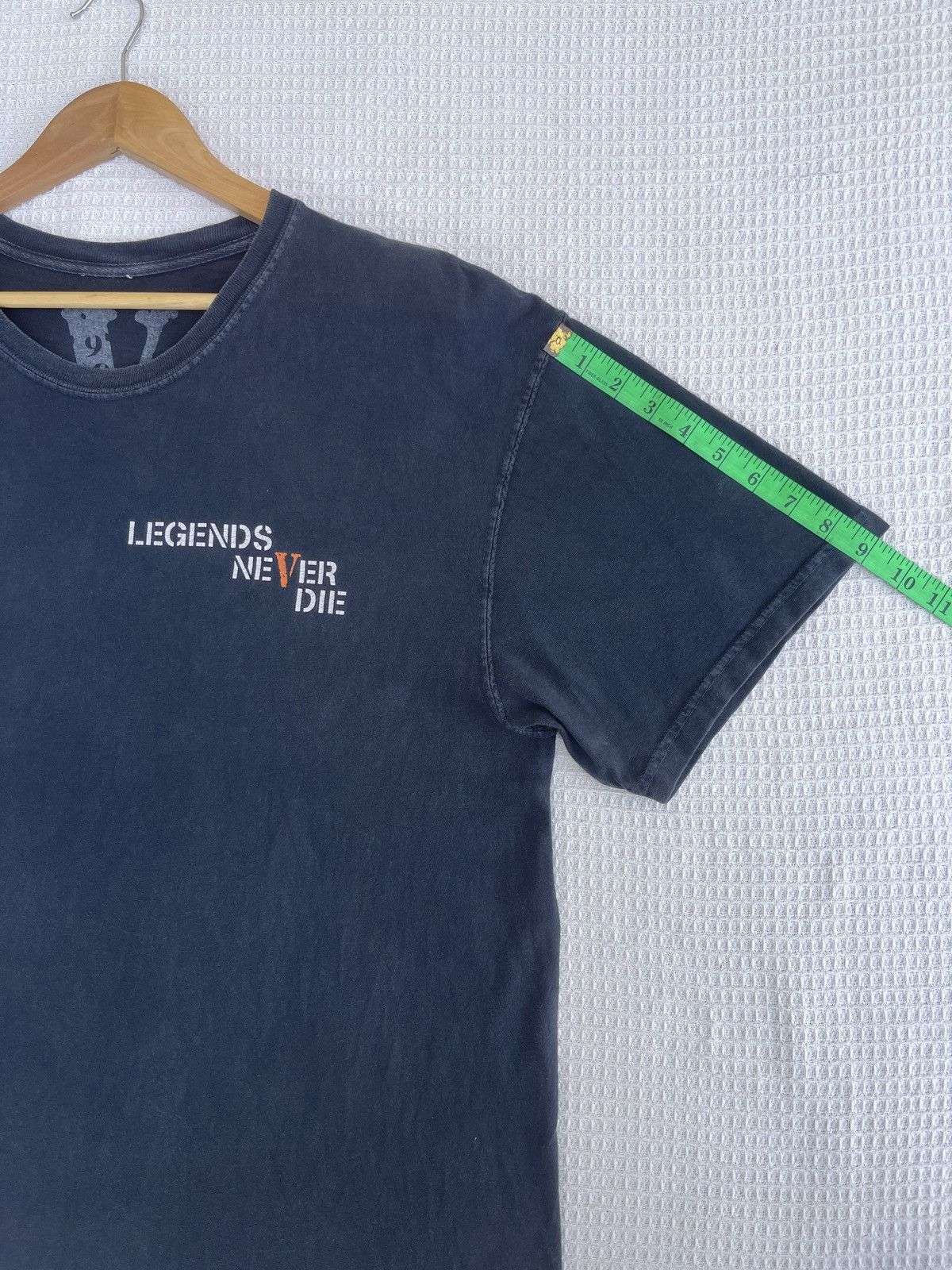 999 Club × Vlone Rare🔥Juice Wrld x Vlone 999 Sun Faded Black T-Shirt Size US XL / EU 56 / 4 - 11 Thumbnail