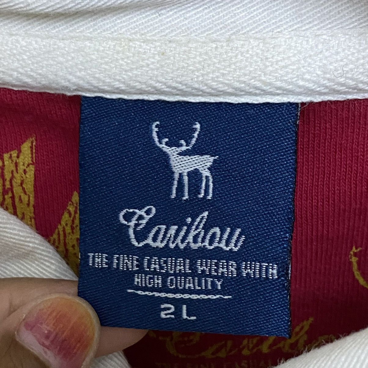 Japanese Brand × Vintage Caribou Casual Wear Polo Rugby Shirts Size XL Size US XL / EU 56 / 4 - 9 Thumbnail