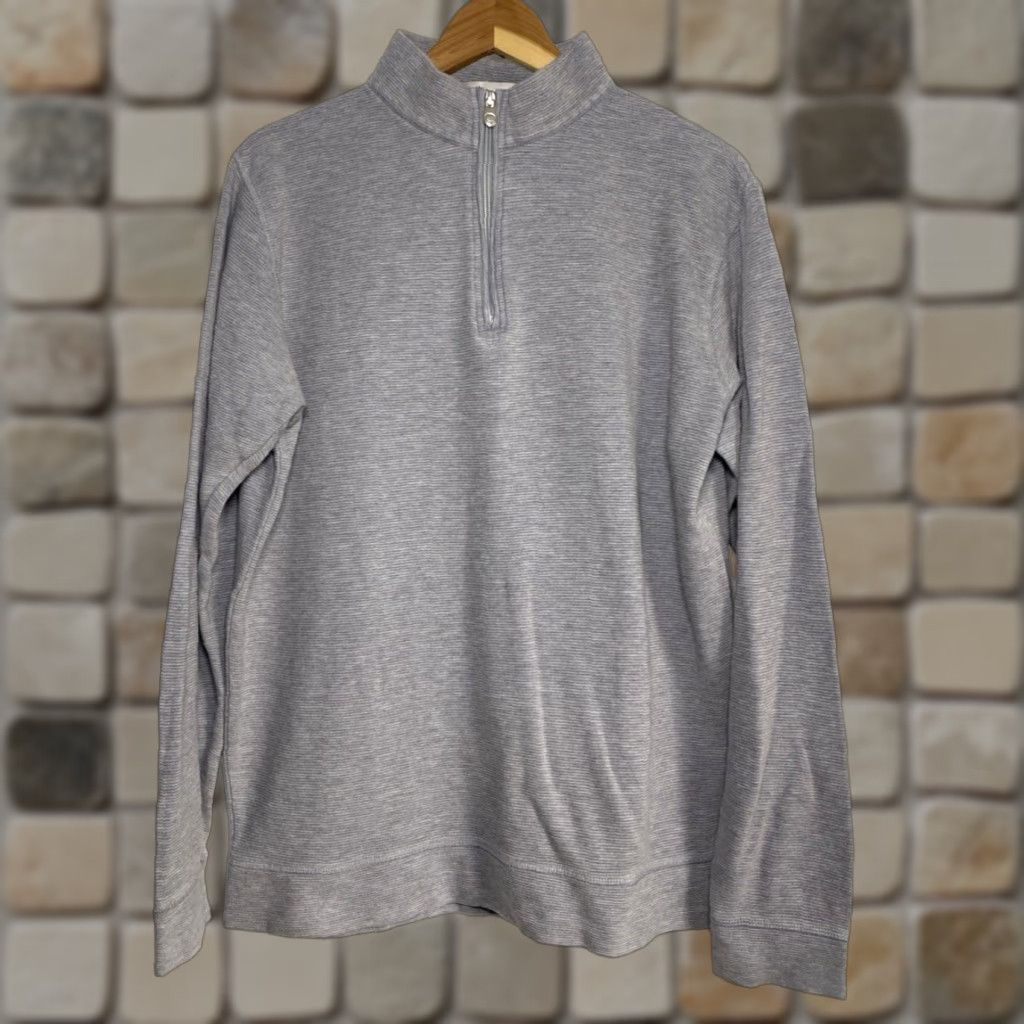 Peter Millar Peter Millar Crown Comfort Ottoman Quarter Zip Sweater Mens Gray L knit Regular Pullover 1/4 Zip Size US L / EU 52-54 / 3 - 1 Thumbnail
